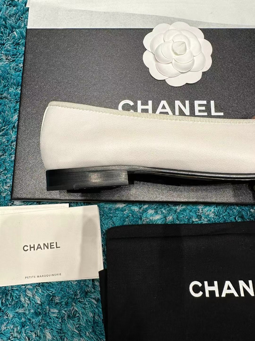 Chanel BALLET FLATS Lambskin & Grosgrain