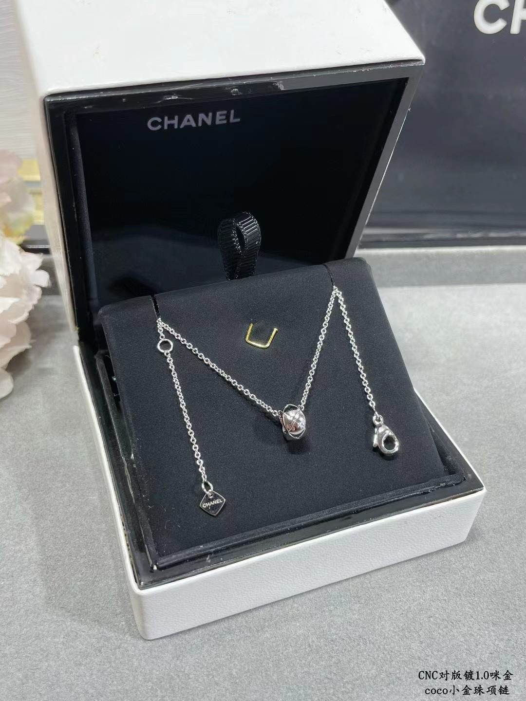 Chanel Small gold beads Necklace