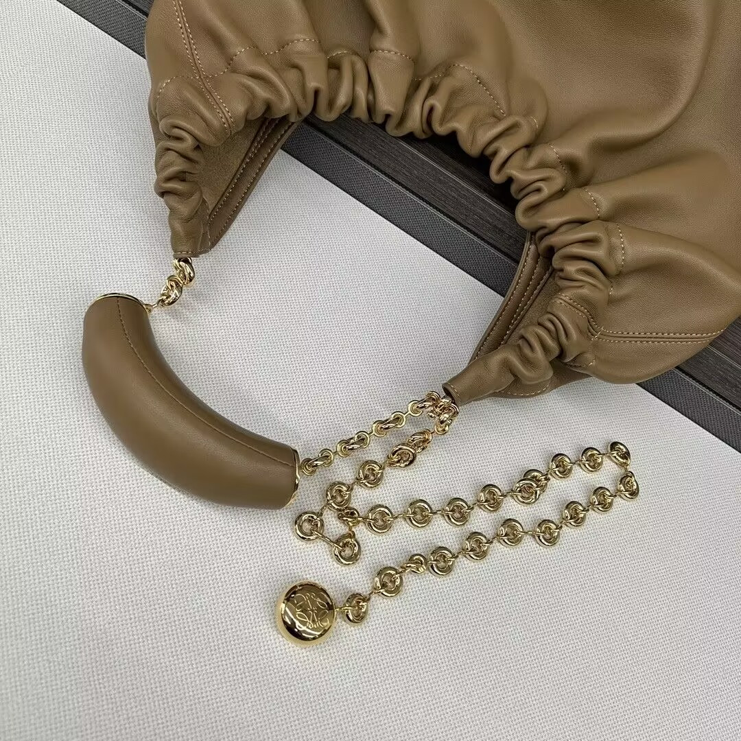 LOEWE Medium Squeeze bag in mellow nappa lambskin 34x33x13.5cm