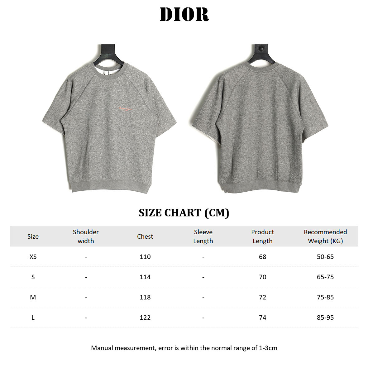 DIOR Short-sleeved T-shirt