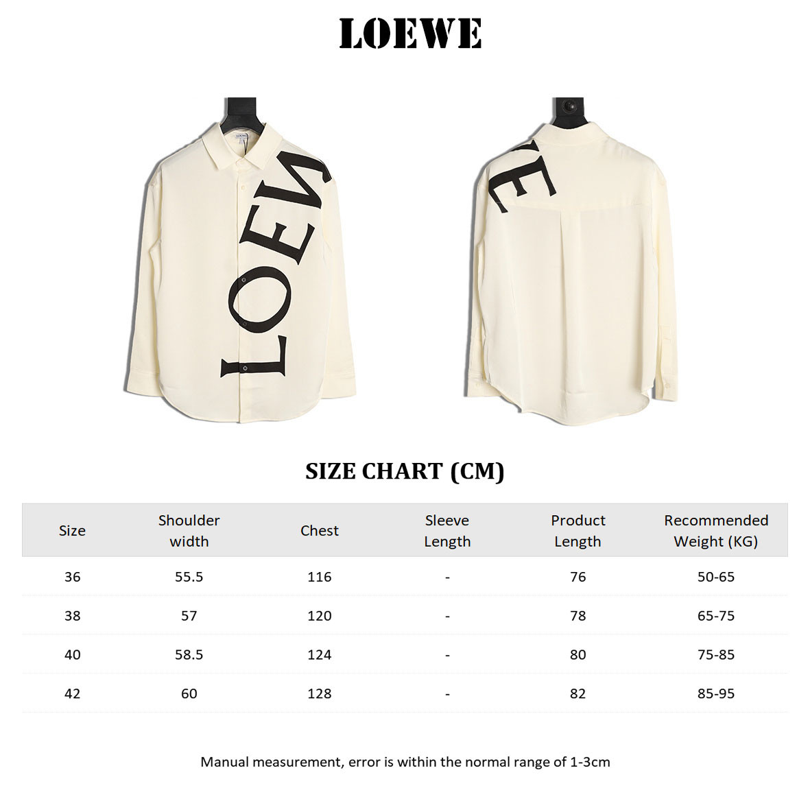 Loewe 25Fw Long-sleeved Shirts