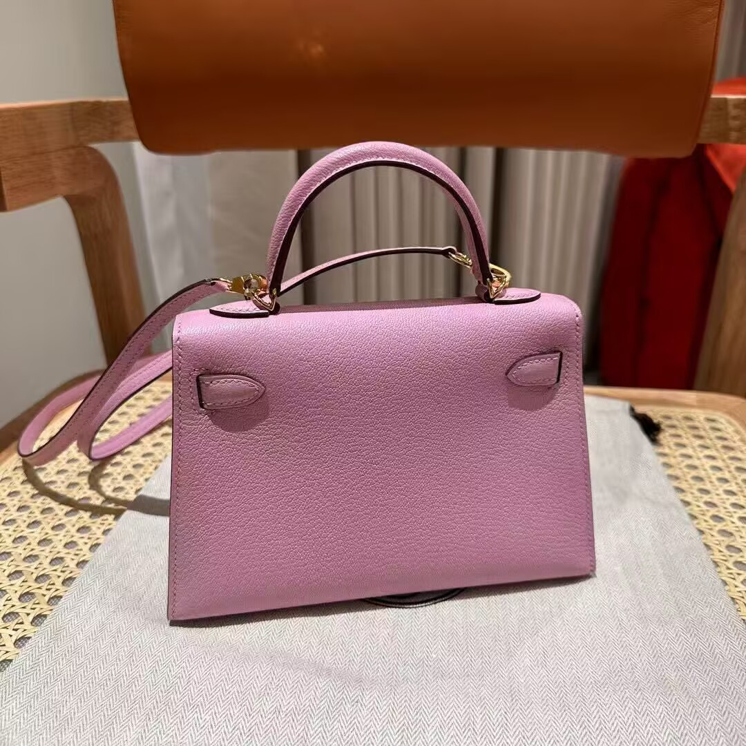 Hermès Mini Kelly Chèvre 19 19×6×12cm (20 days for customization)