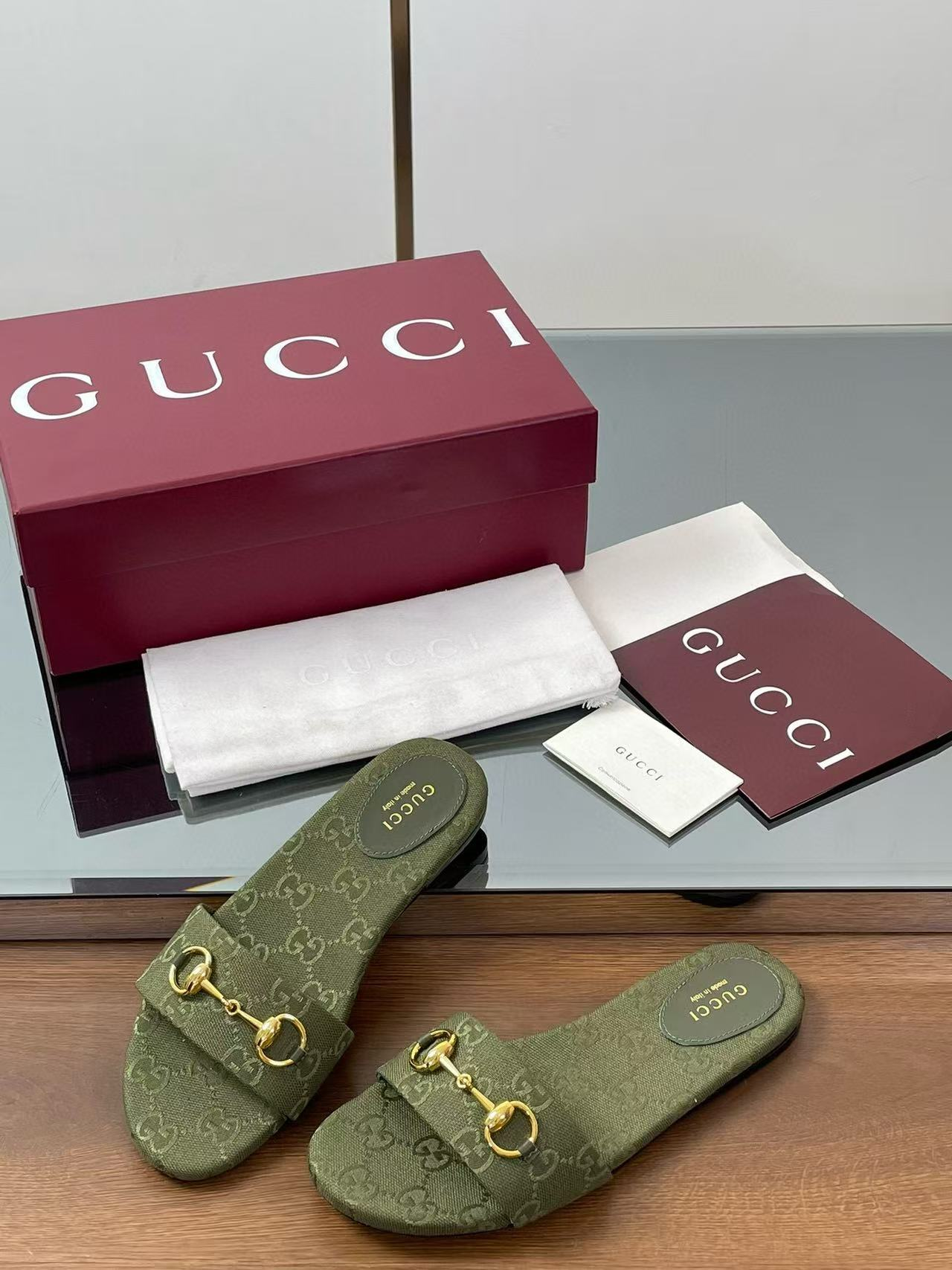 UA Gucci slide sandal with Horsebit