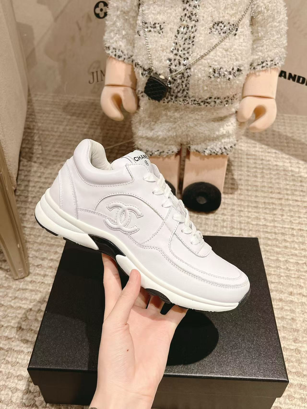 UA CHANEL SNEAKERS Fabric