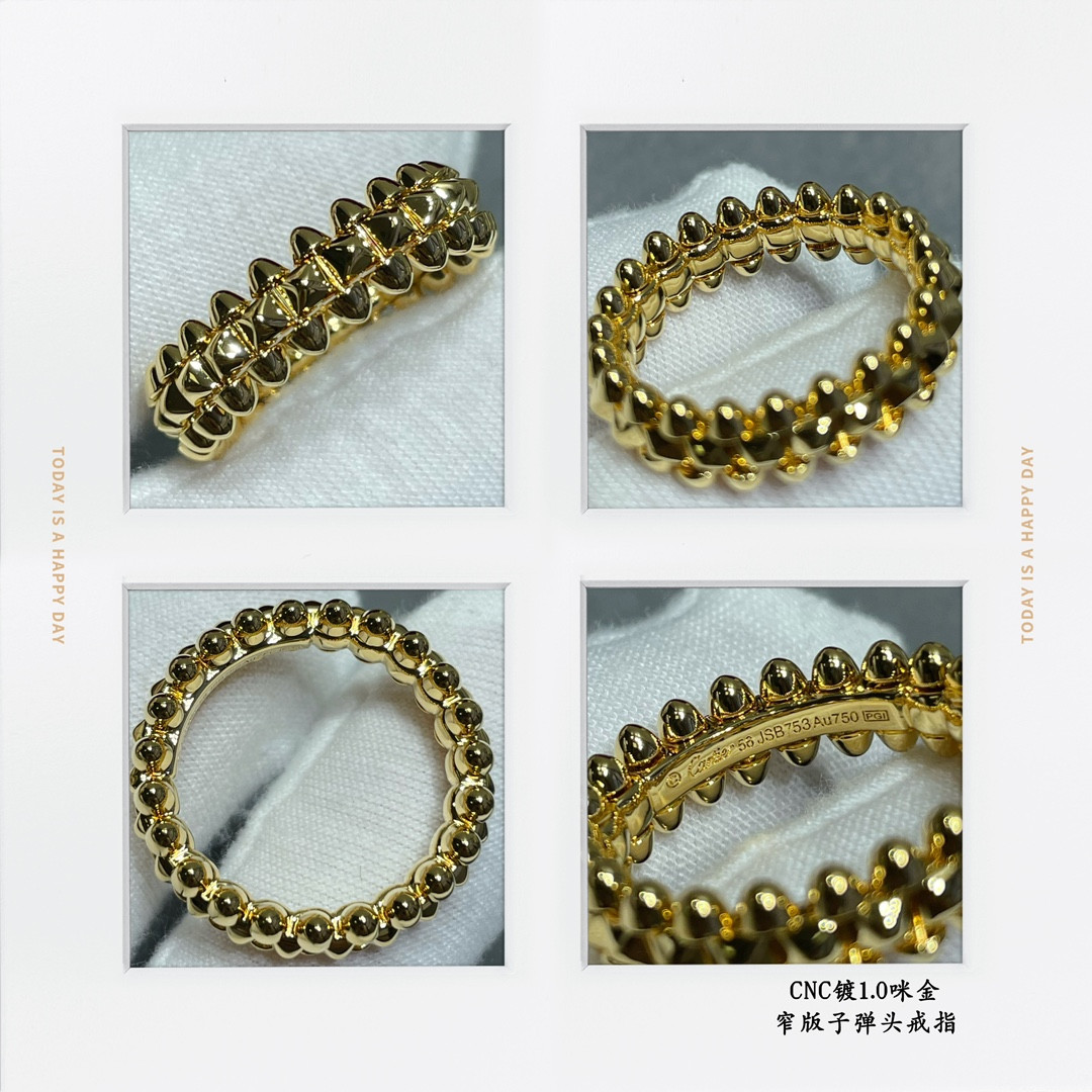 Cartier Narrow version bullet head Ring