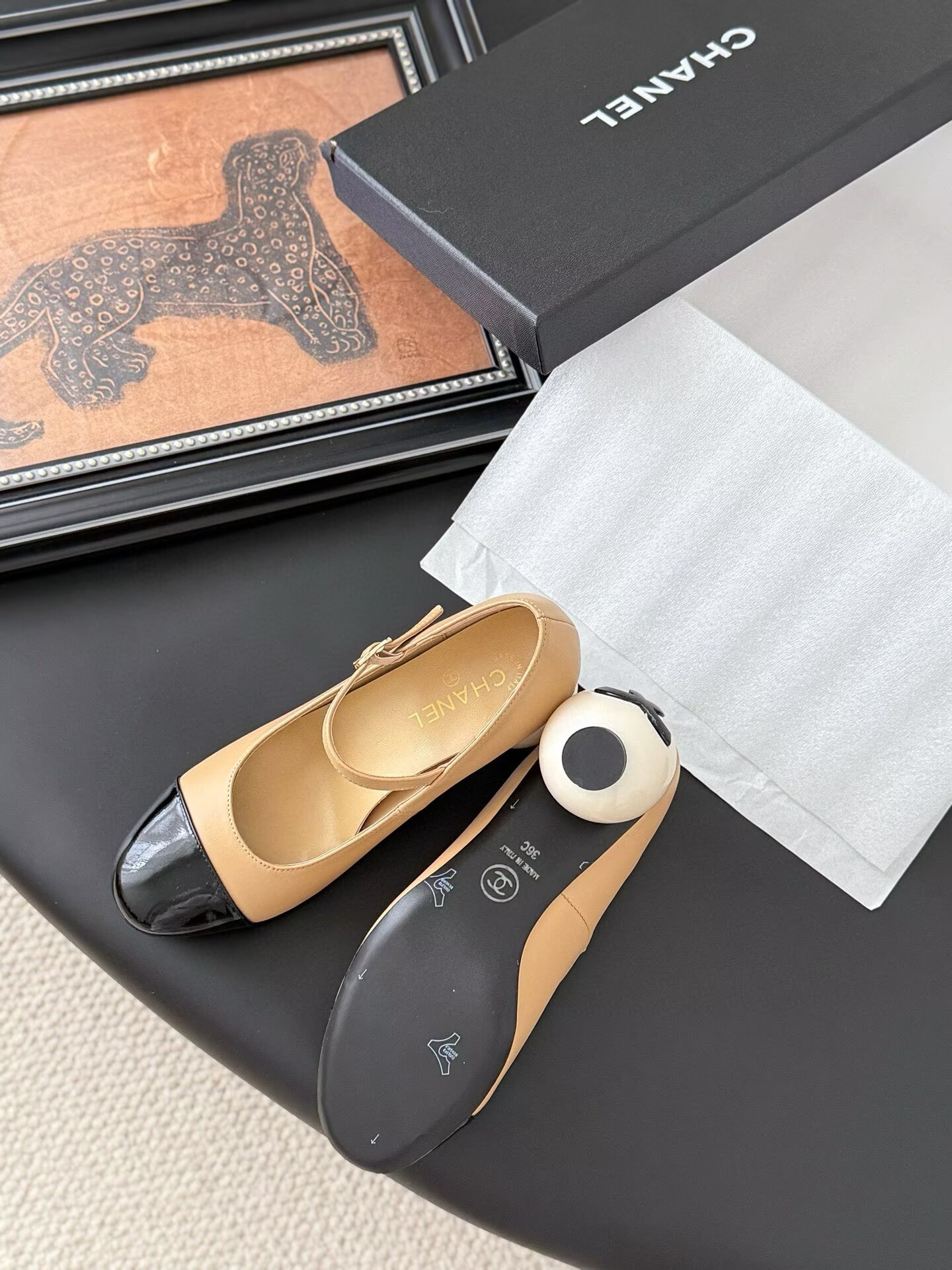 UA Chanel Mary Janes