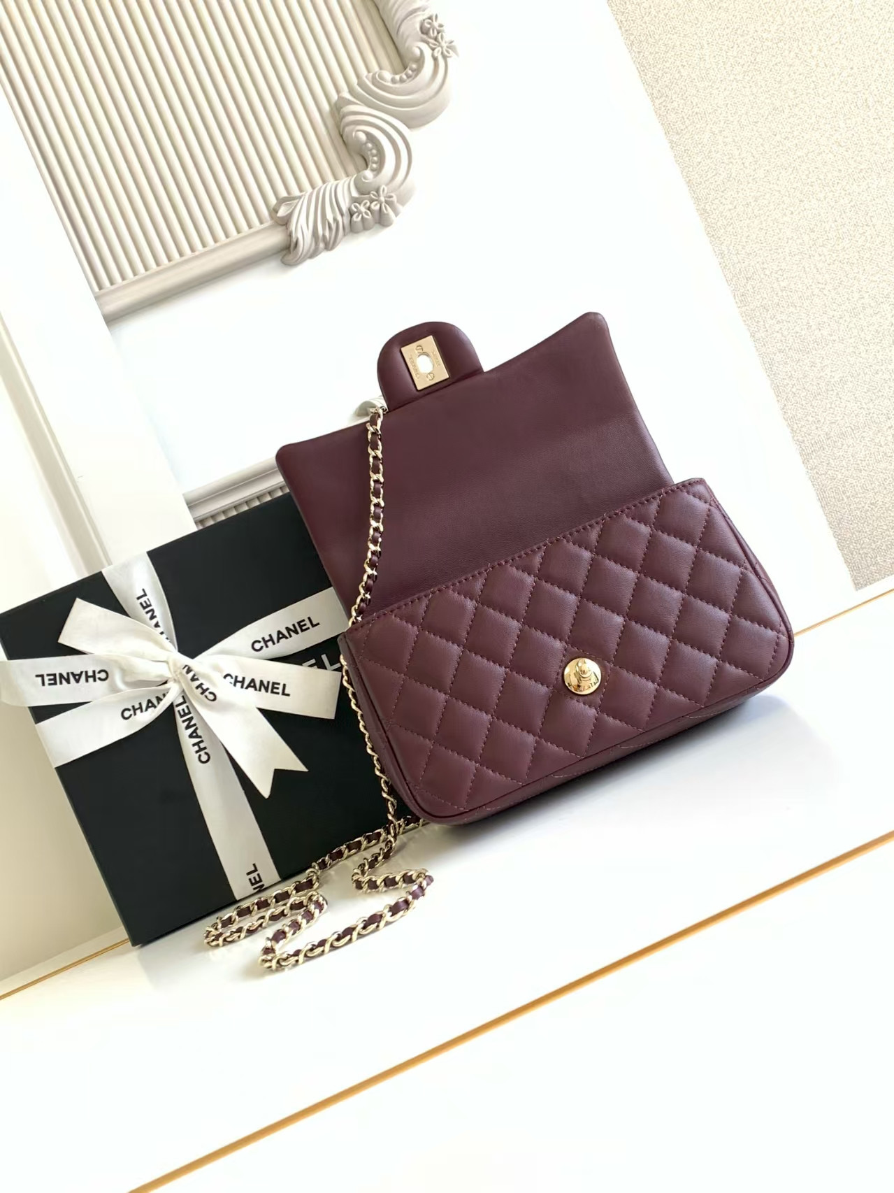 CHANEL Mini CF handle 20x12x6cm