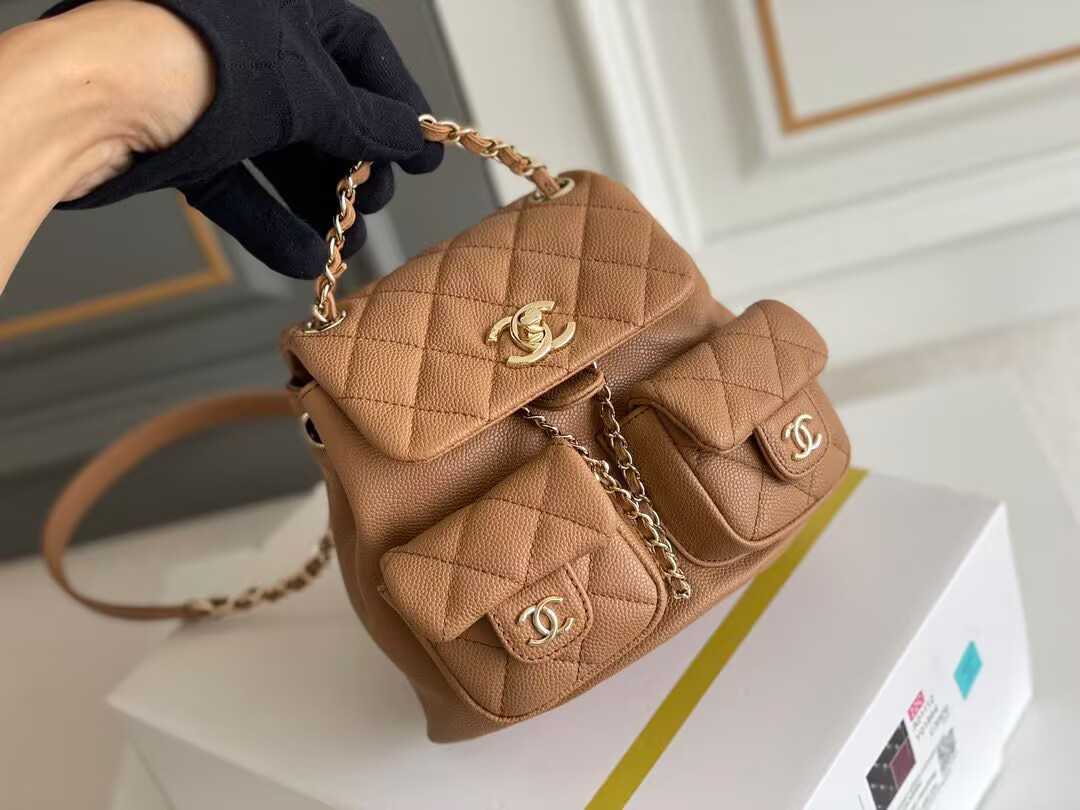 Chanel Small Backpack 16.5x17.5x10cm
