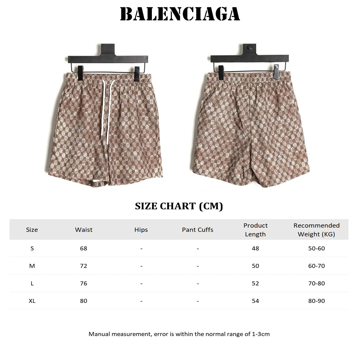 Balenciaga 25ss shorts