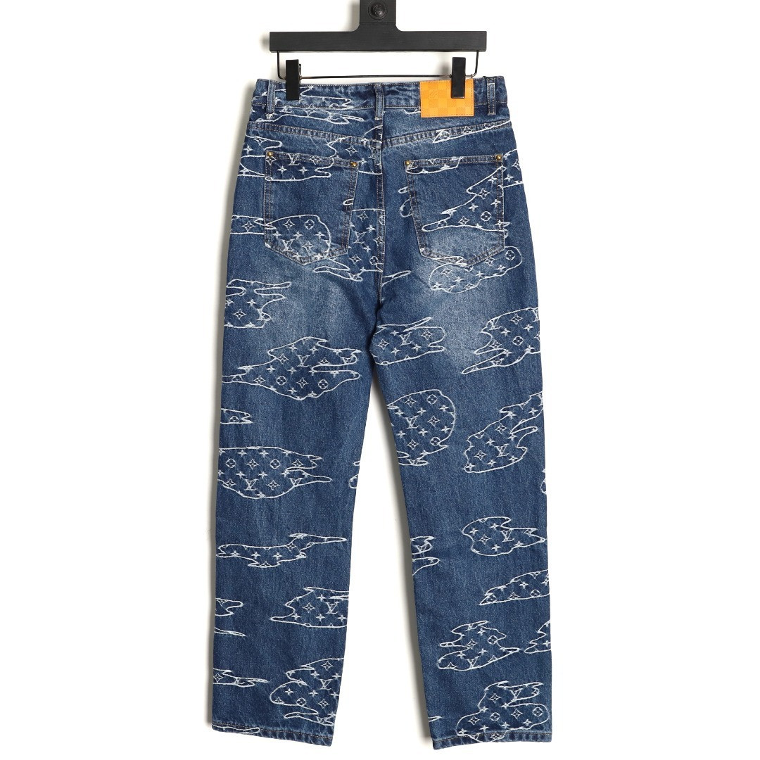 Louis Vuitton LV Pharrell Nigo Tyler Jeans Suit
