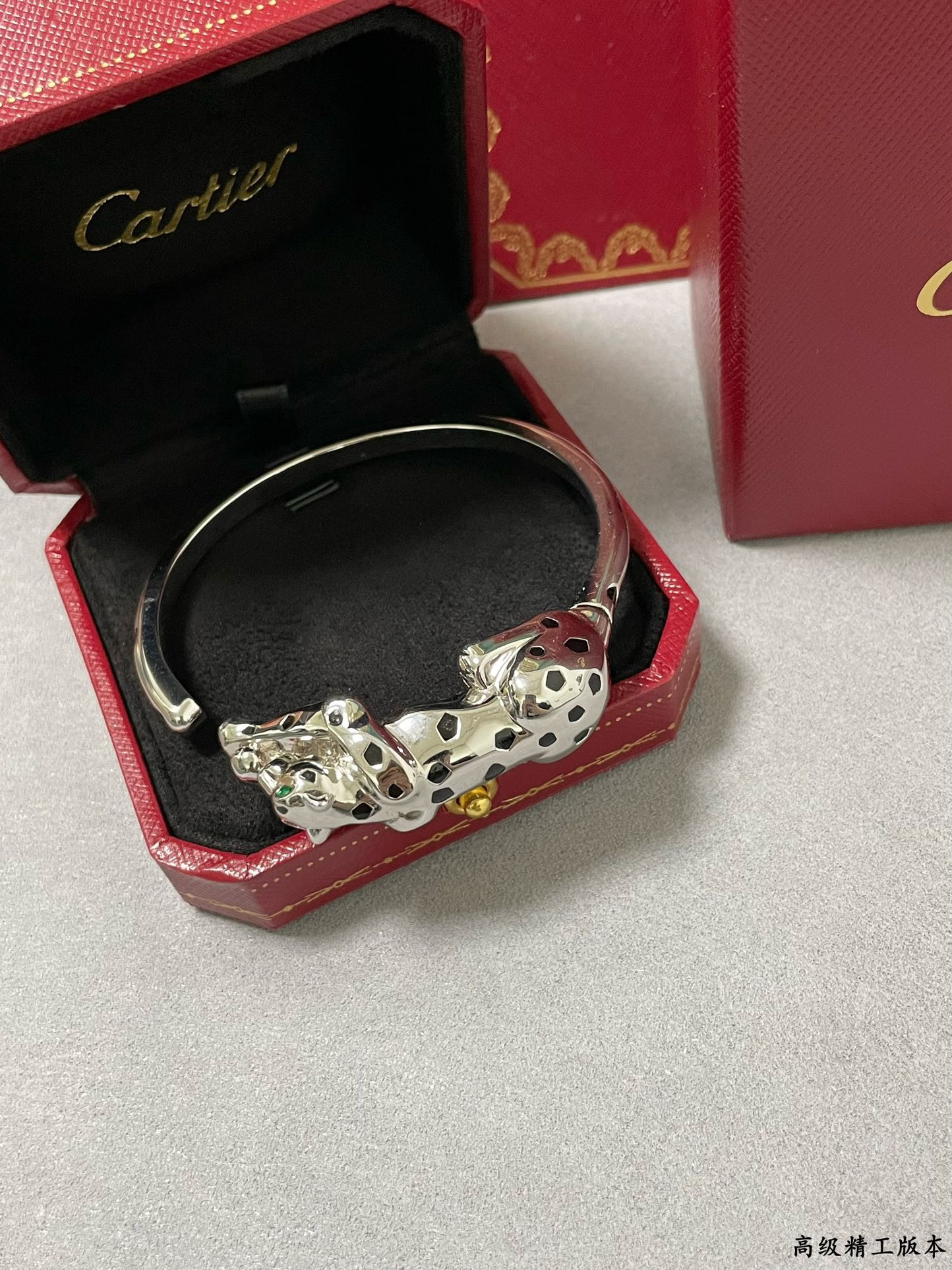 Cartier Light Gold Spotted Leopard Bracelet