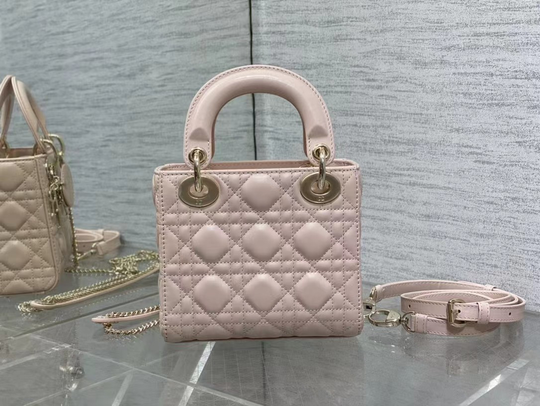 MINI LADY DIOR BAG 6.5 x 6 x 3 inches