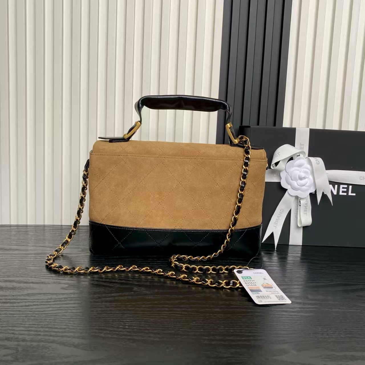 Chanel Large Flap Bag with Top Handle AS5637 18x29x8cm