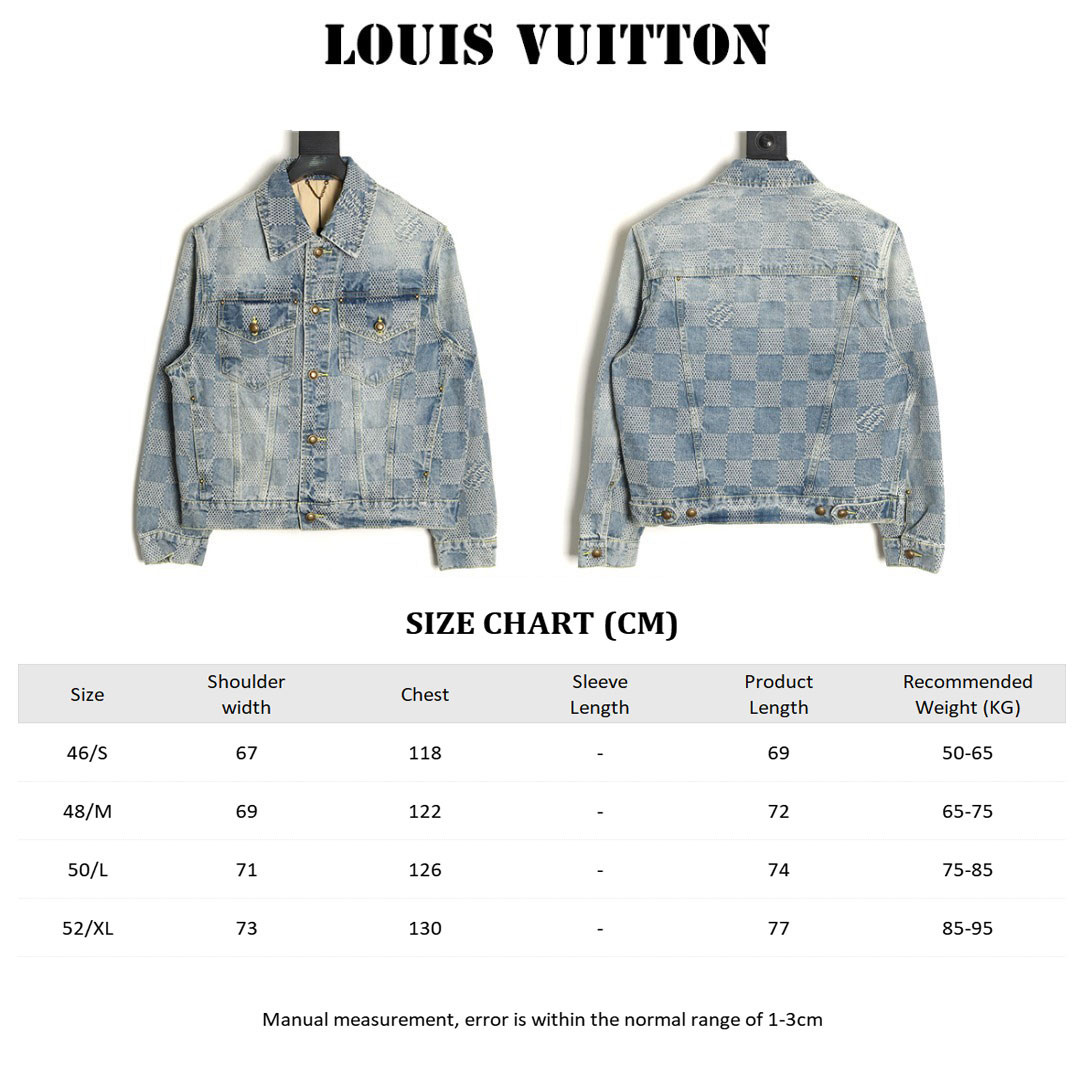 Louis Vuitton LV 24ss Denim Coats Suit