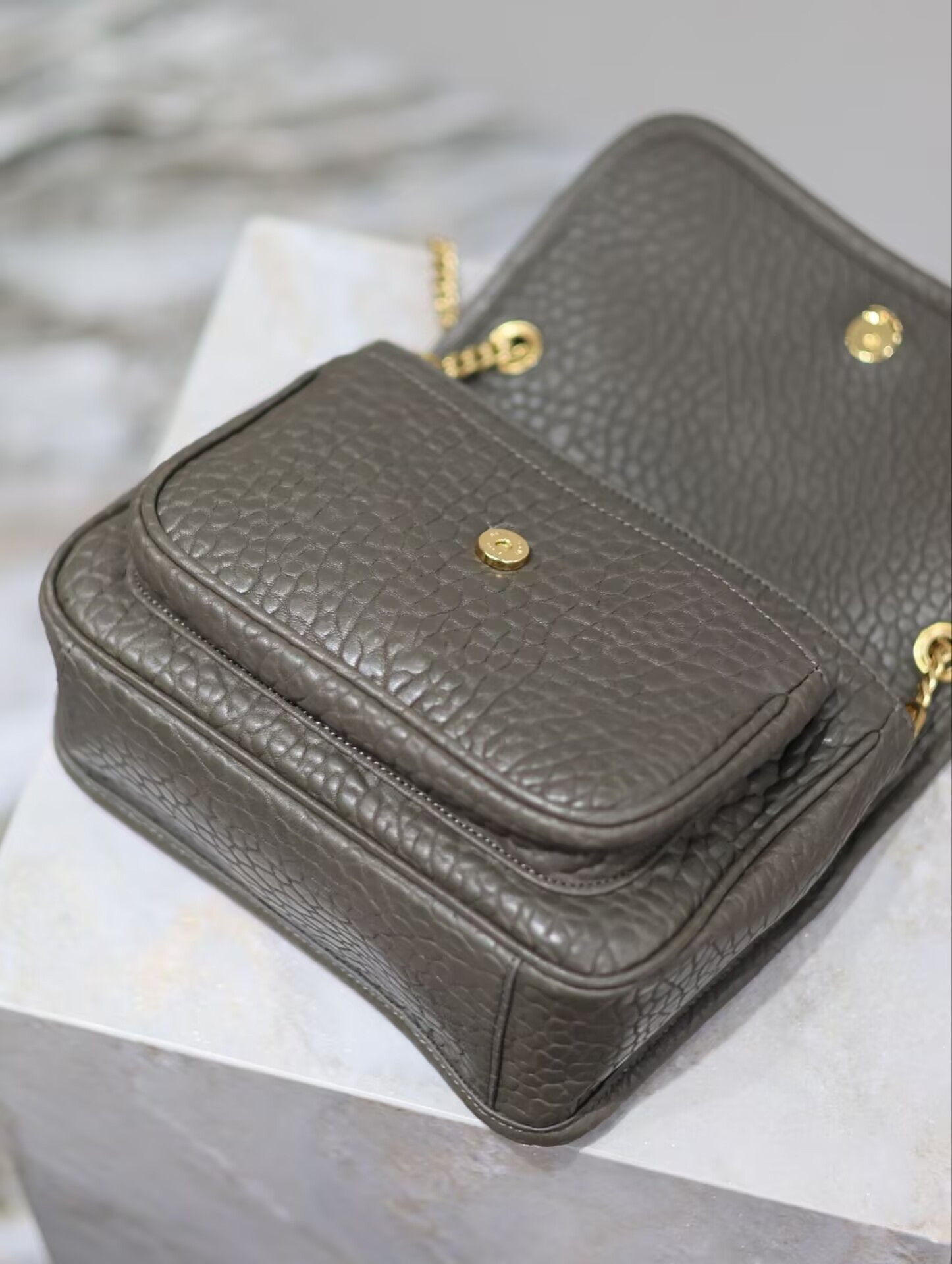 YSL Niki Mini in grained lambskin 828736 12.5x18x5cm