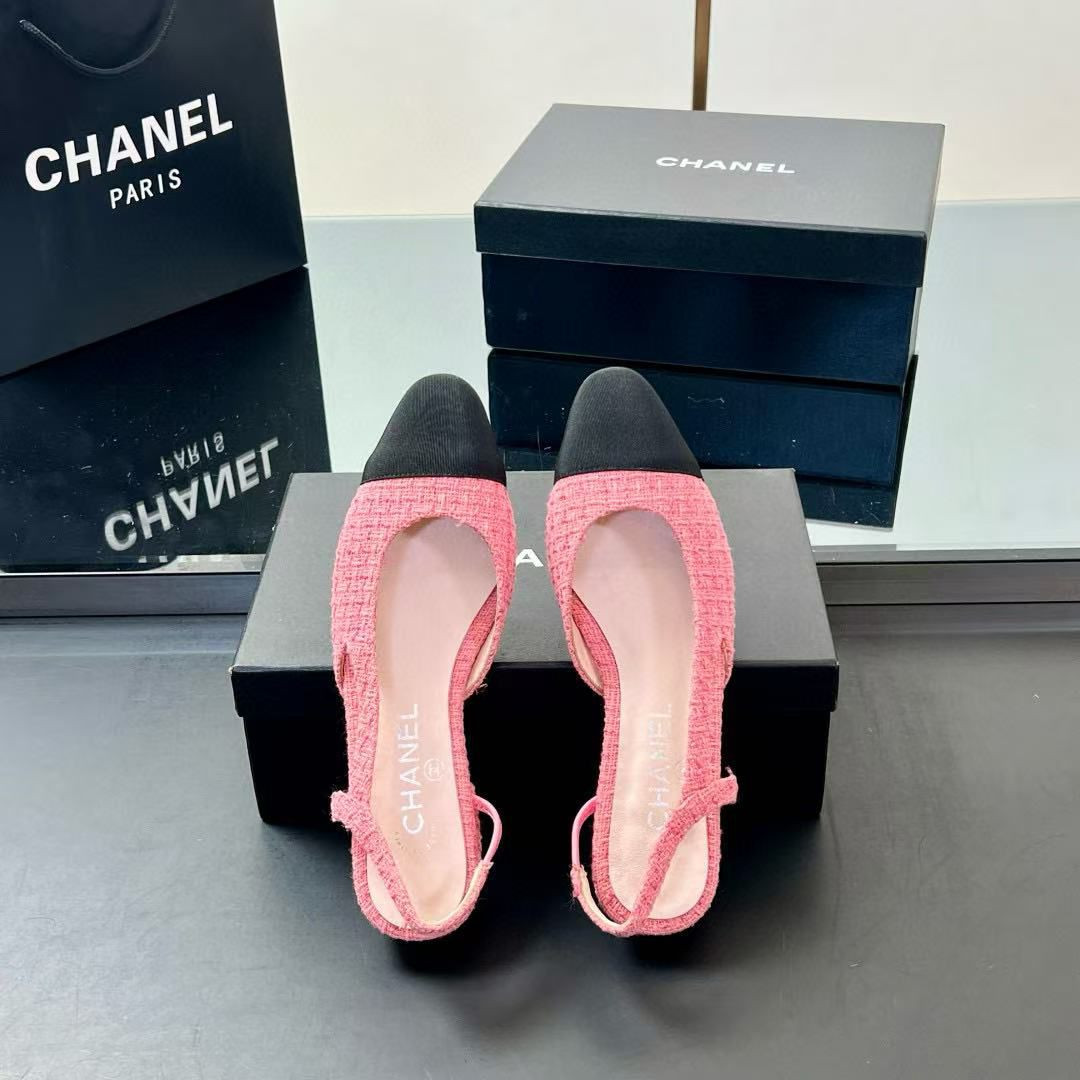 UA CHANEL SLINGBACKS FLAT