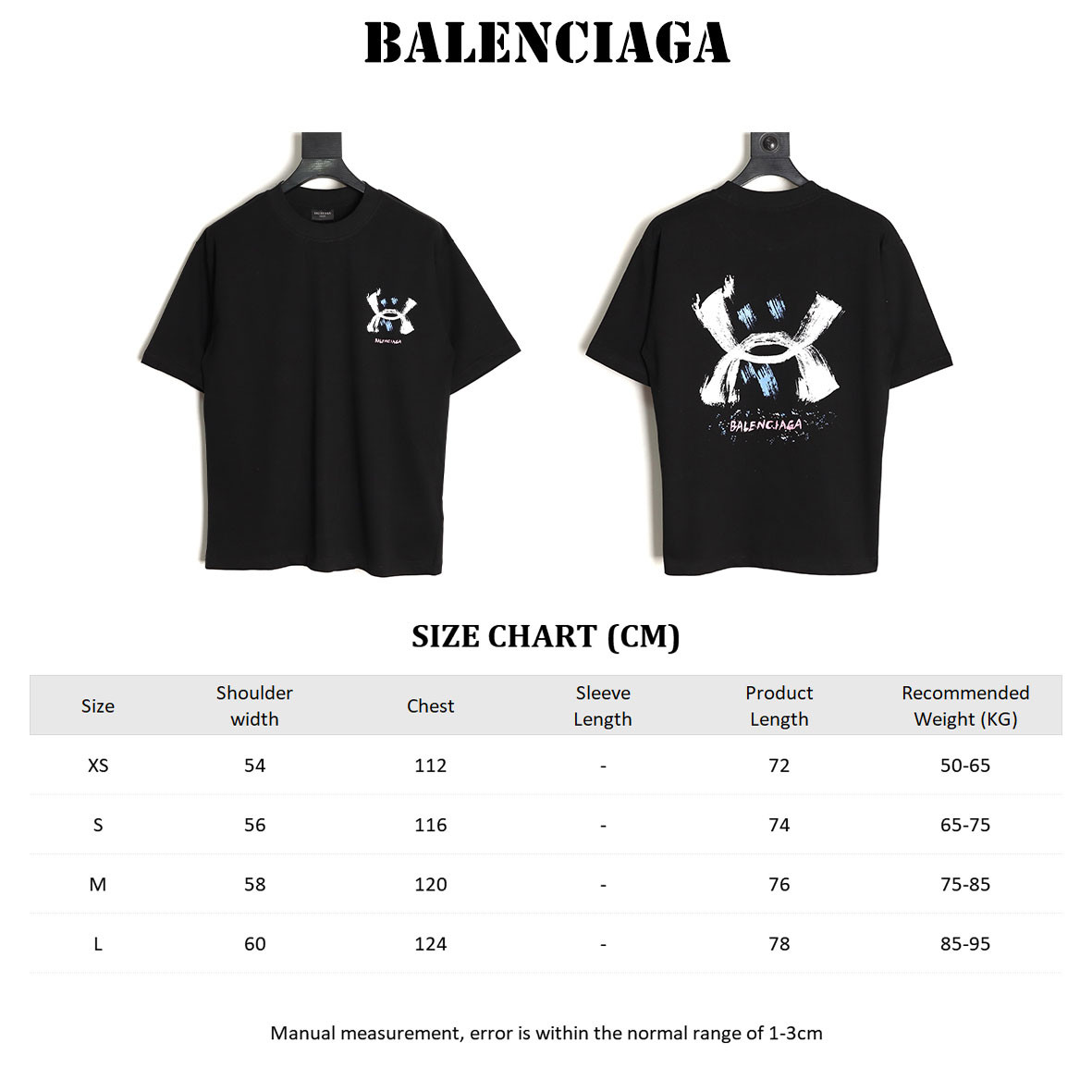 Balenciaga 25ss Short-sleeved T-shirt