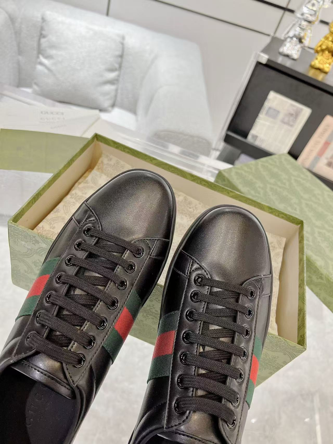 UA Gucci Ace Sneaker Black