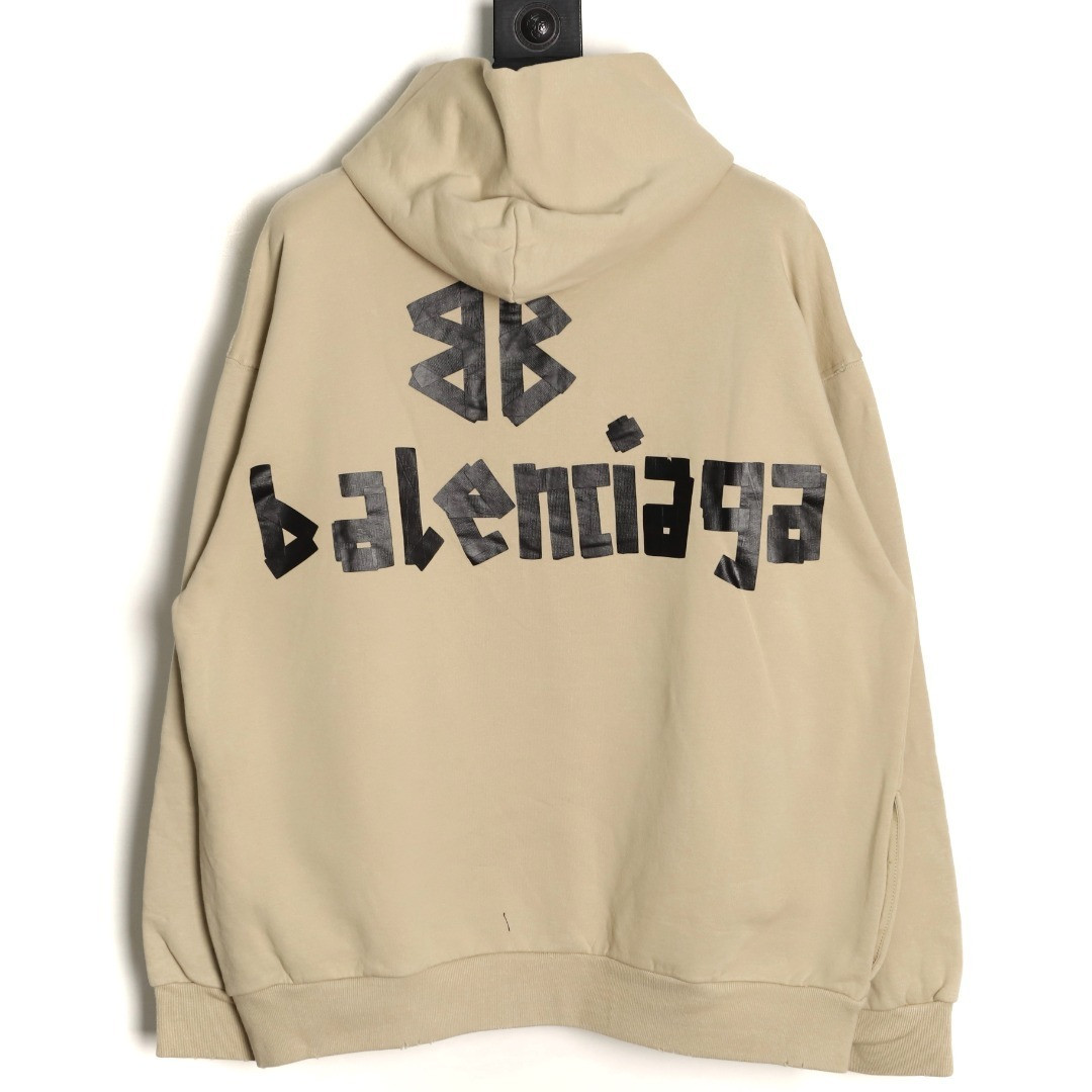 Balenciaga 25FW Fleece-lined Hoodies
