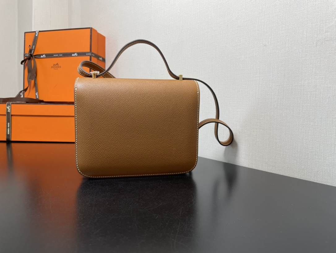 Hermes Constance 24 Epsom leather gold hardware 9.4"x5.9"x3"
