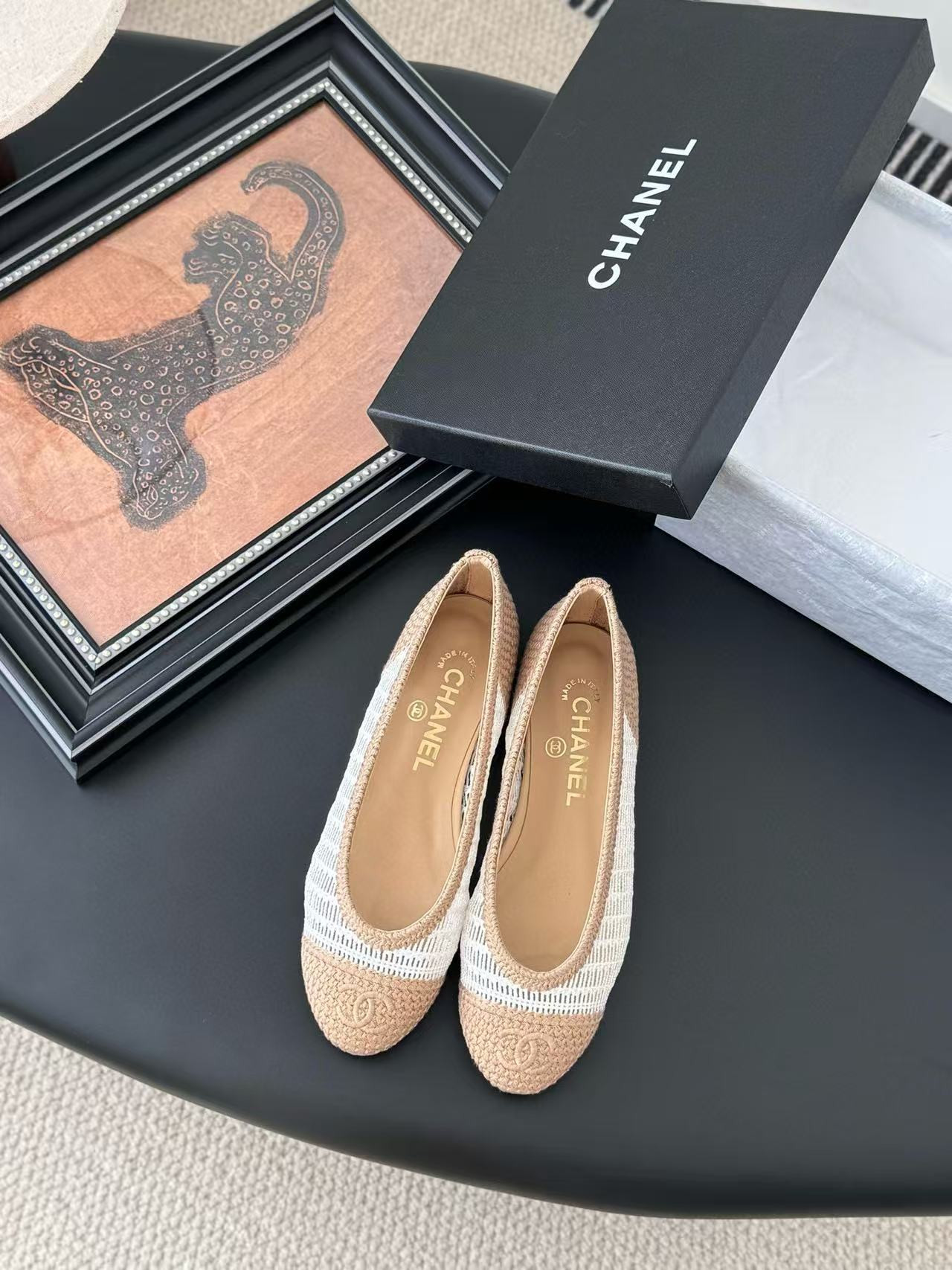 UA CHANEL BALLET FLATS