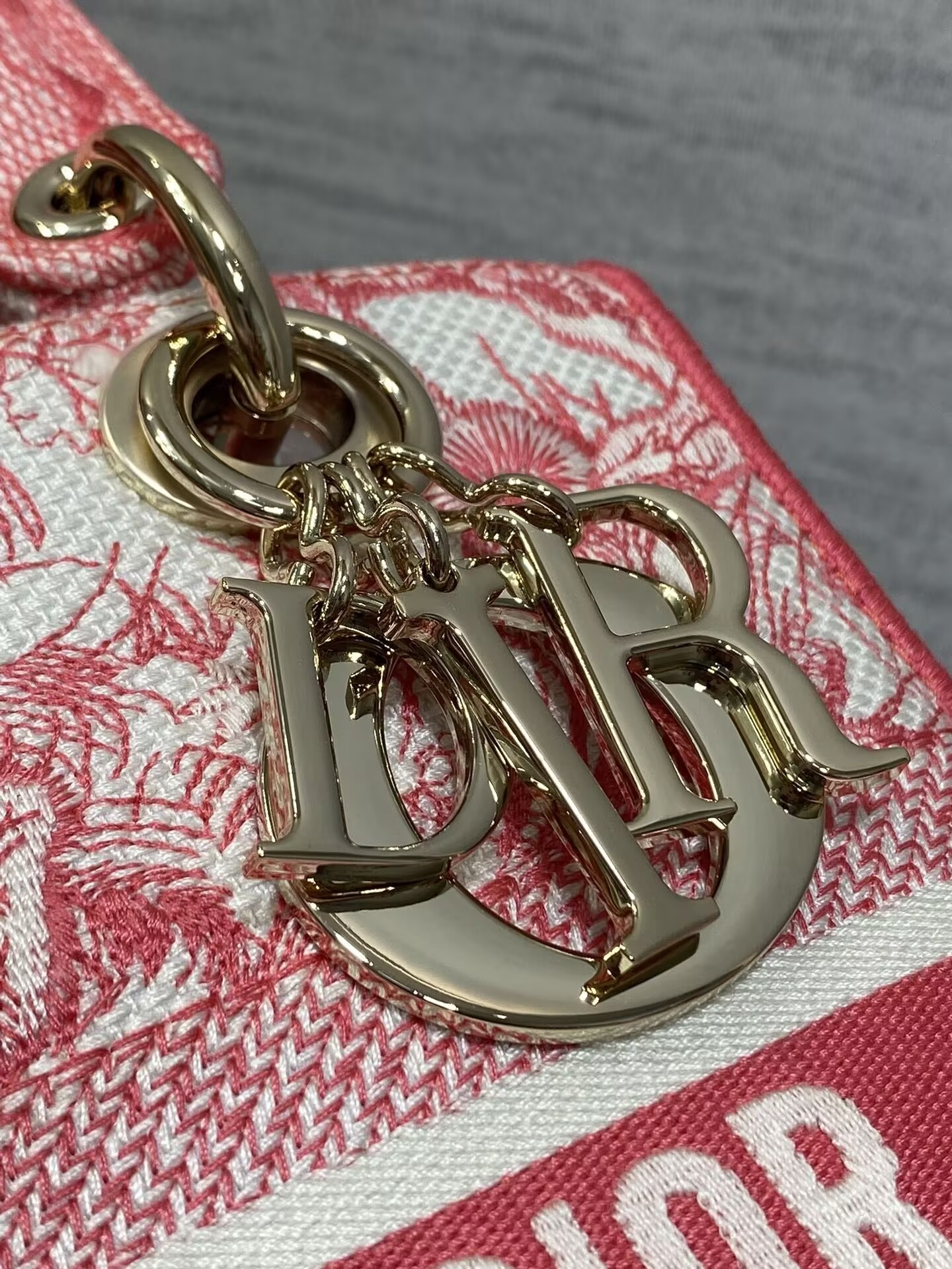 Dioriviera Medium Dior Lady D-Lite Bag 24x20x11cm