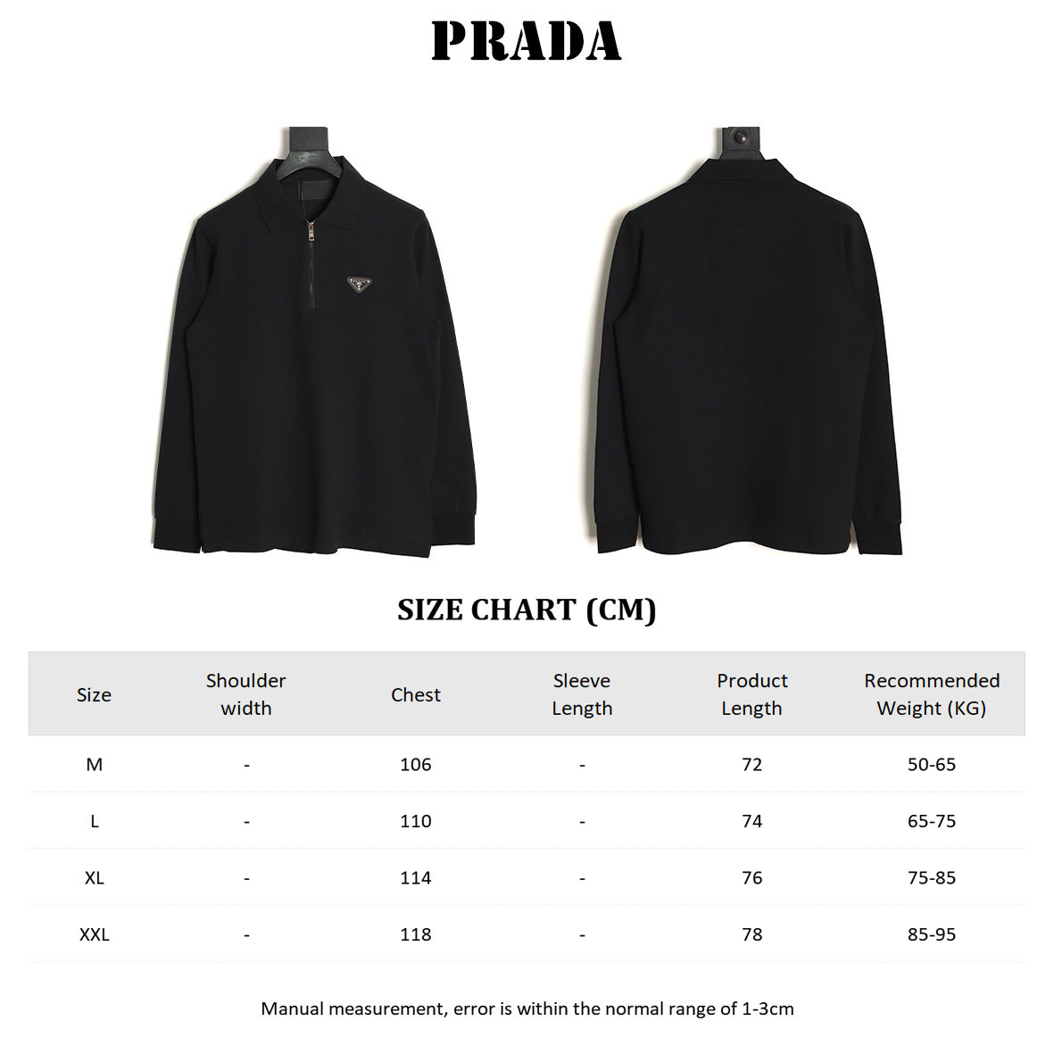 Prada Long-sleeved Polo Shirt