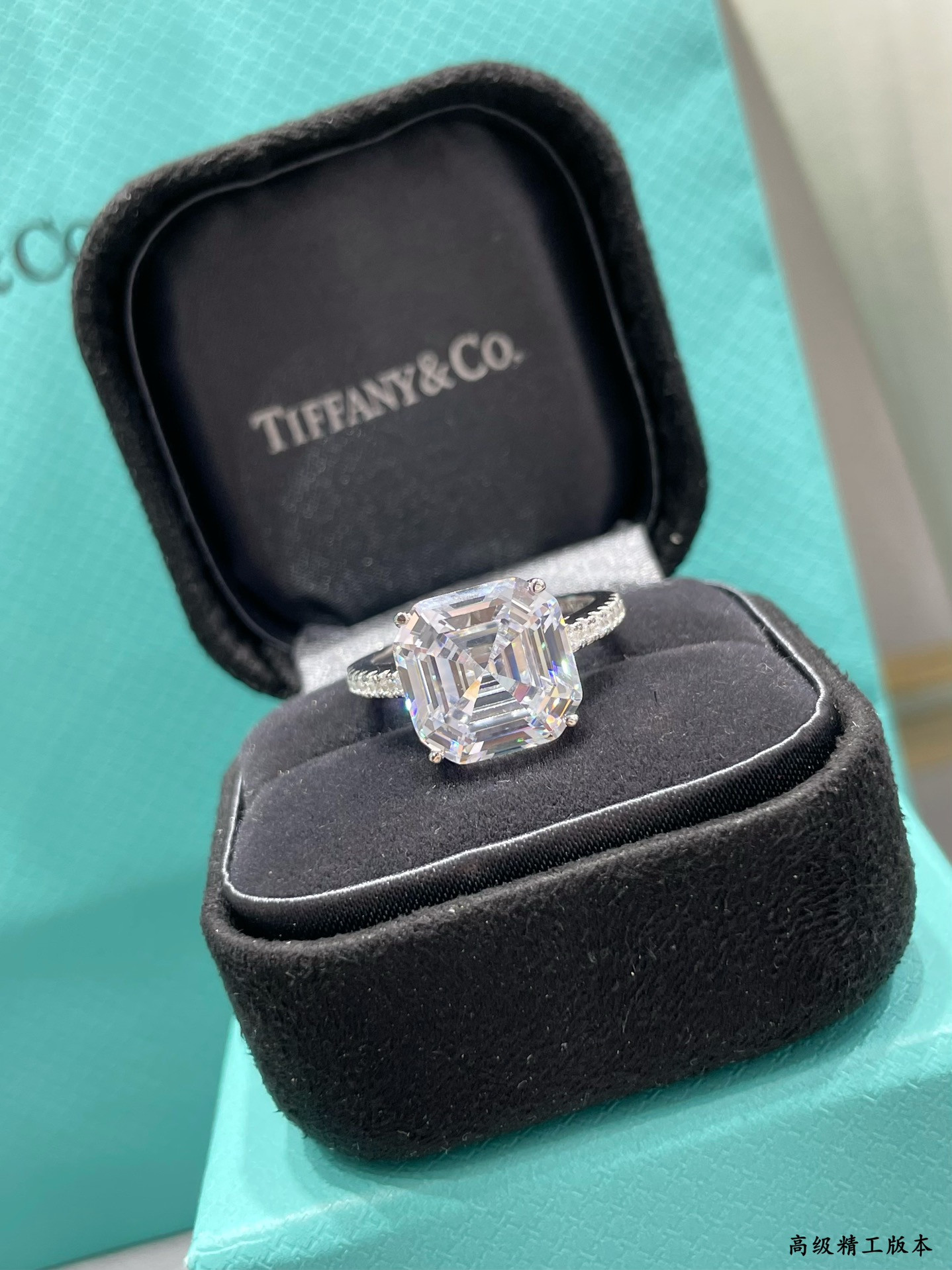 Tiffany & Co. Solitaire Diamond Ring Ag925