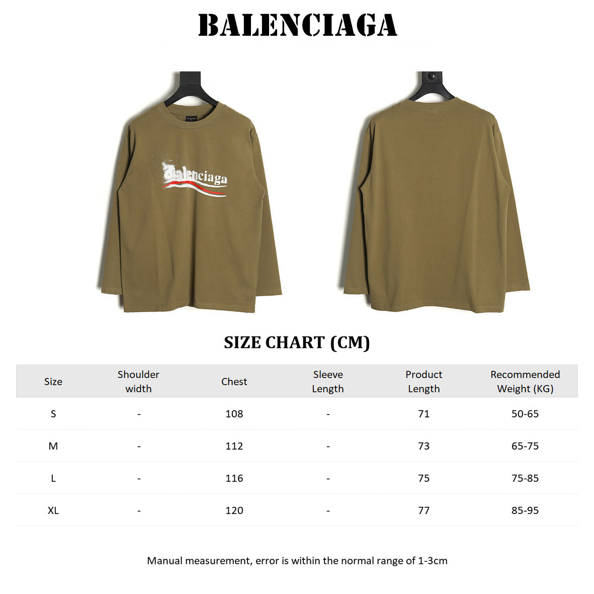Balenciaga 24Fw Long-sleeved T-shirt
