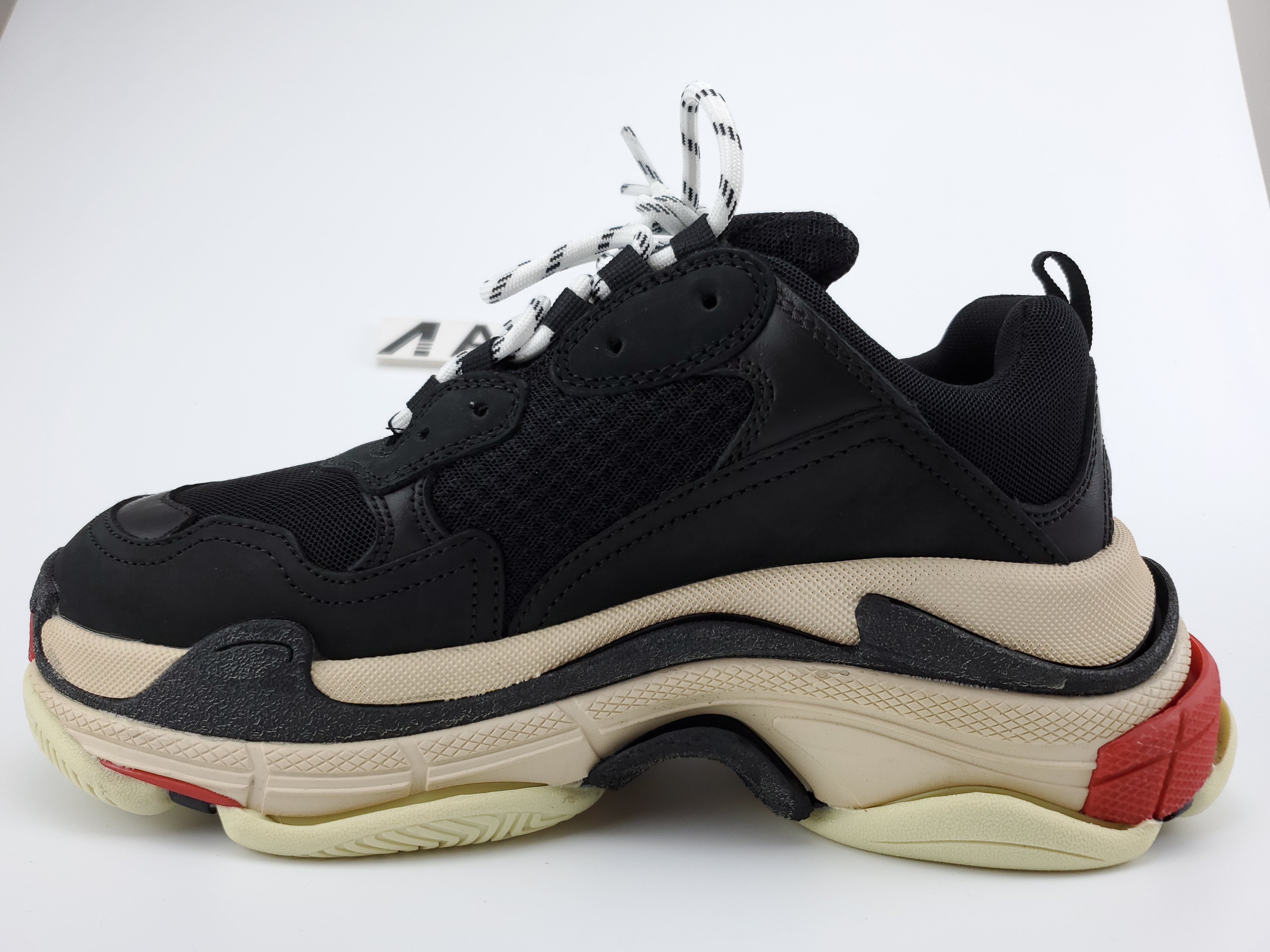 Balenciga Triple S Black White Red (2018 Reissue)