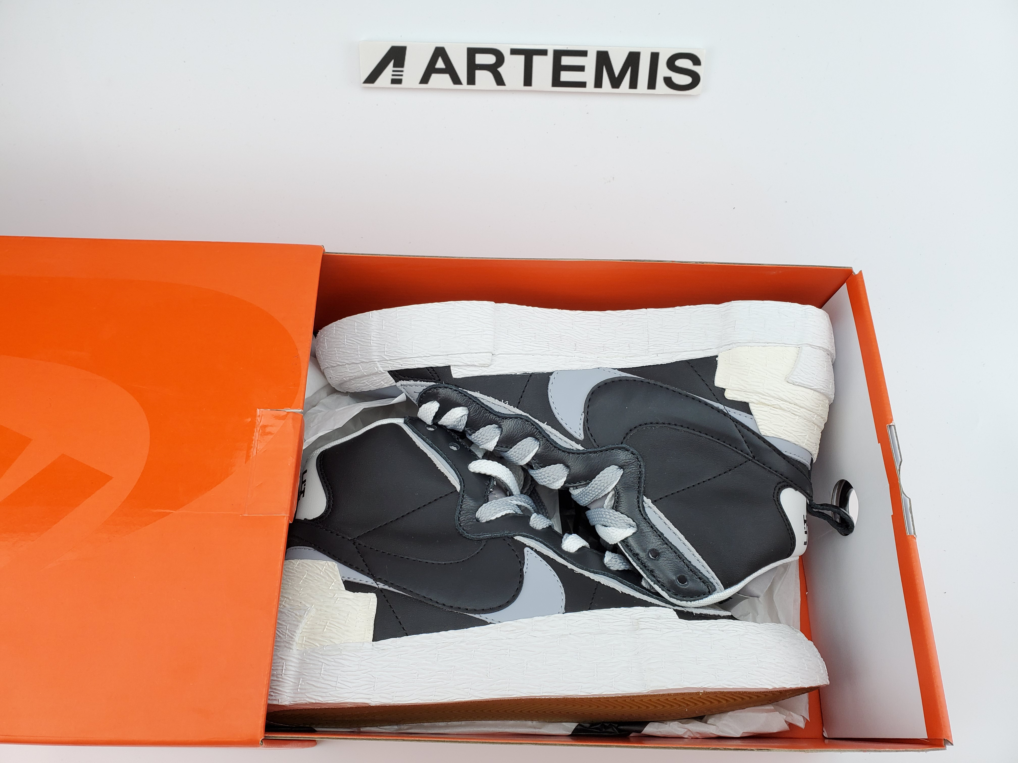 Nike Blazer High Sacai Black Grey