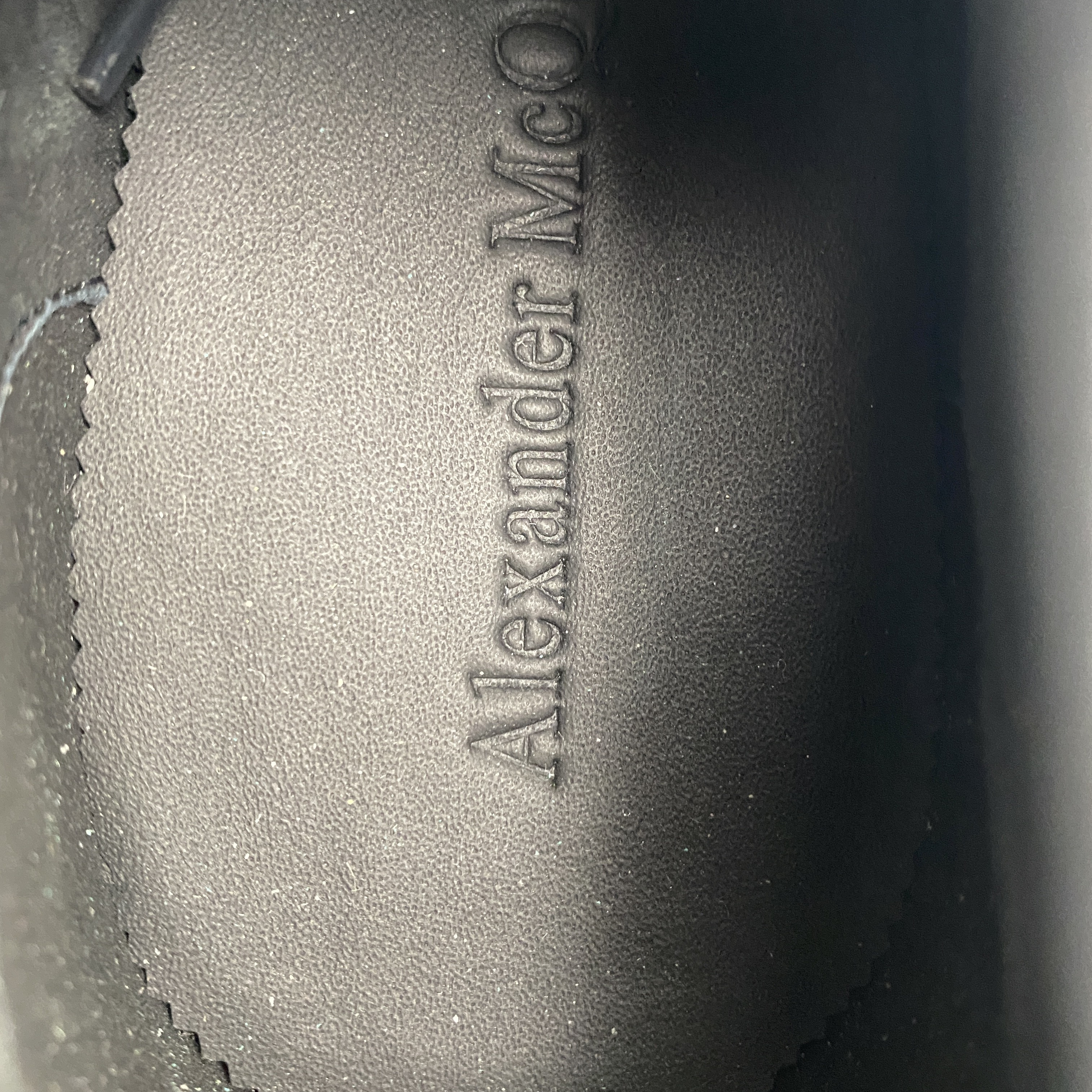 Alexander McQueen Tread Slick Low Lace Up Black