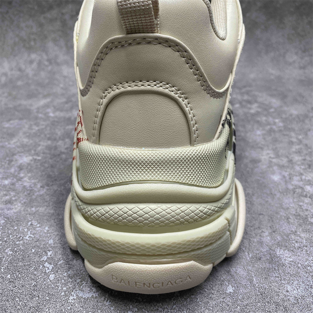 UA Balenciaga Triple SDIY Metal White Red