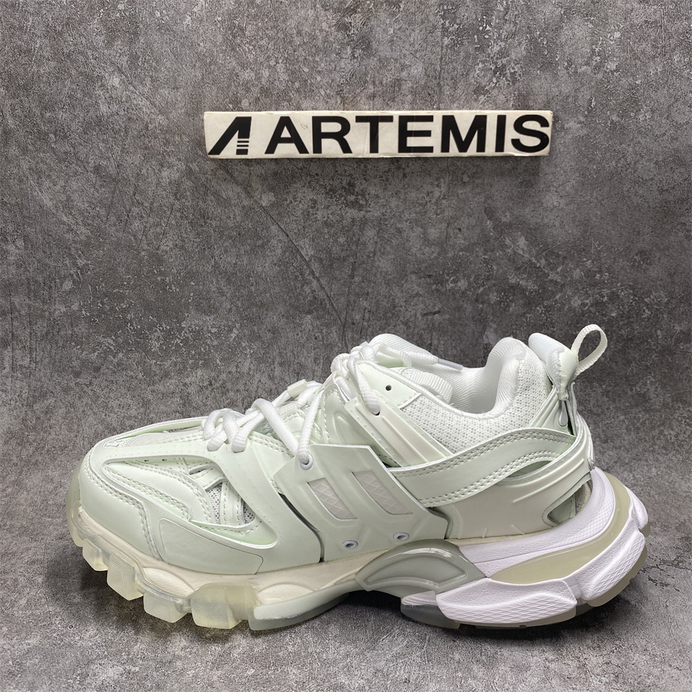 UA Balenciaga Track White Glow
