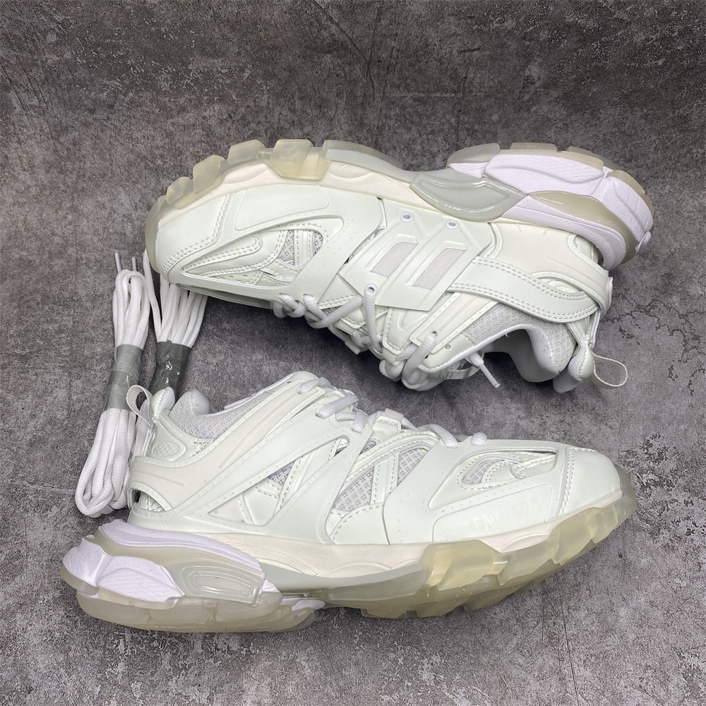 UA Balenciaga Track White Glow