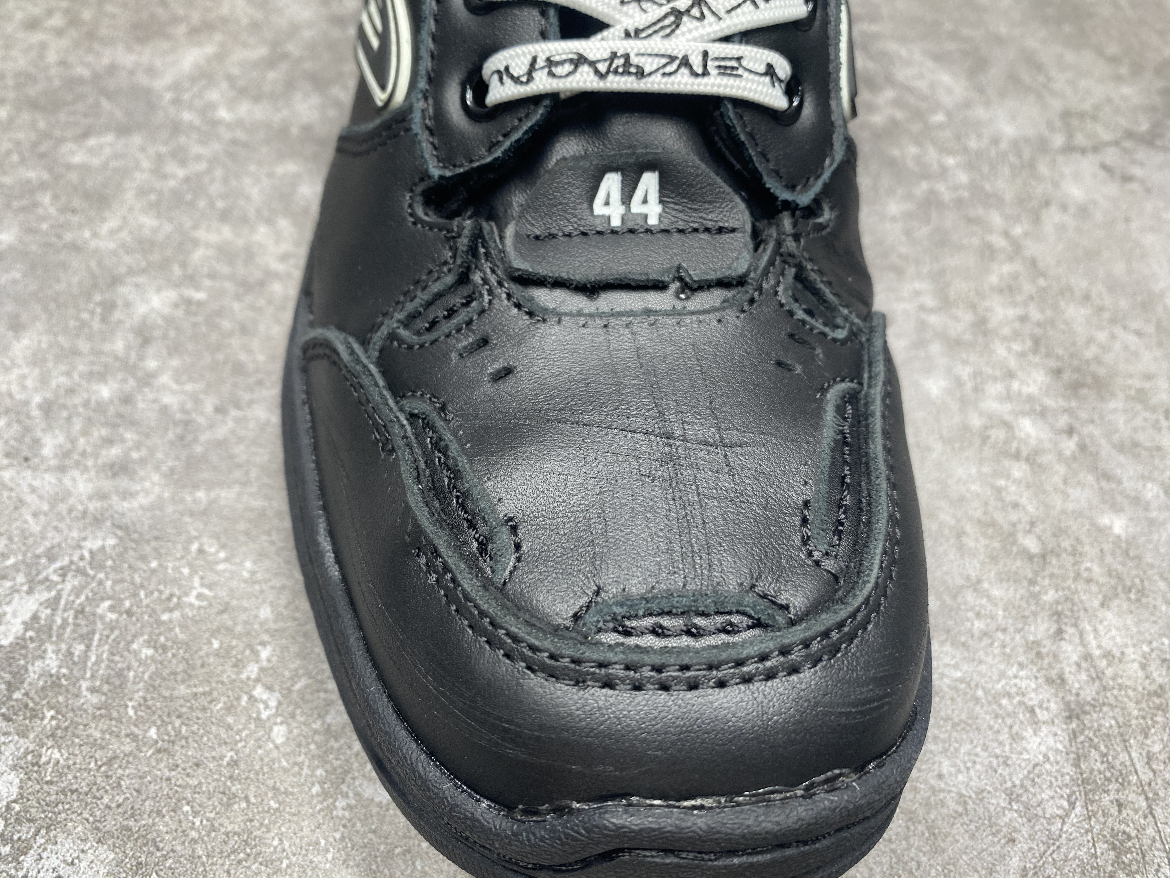 UA Balenciaga Hamptons Worn-out Sneaker in Black(run one size large)