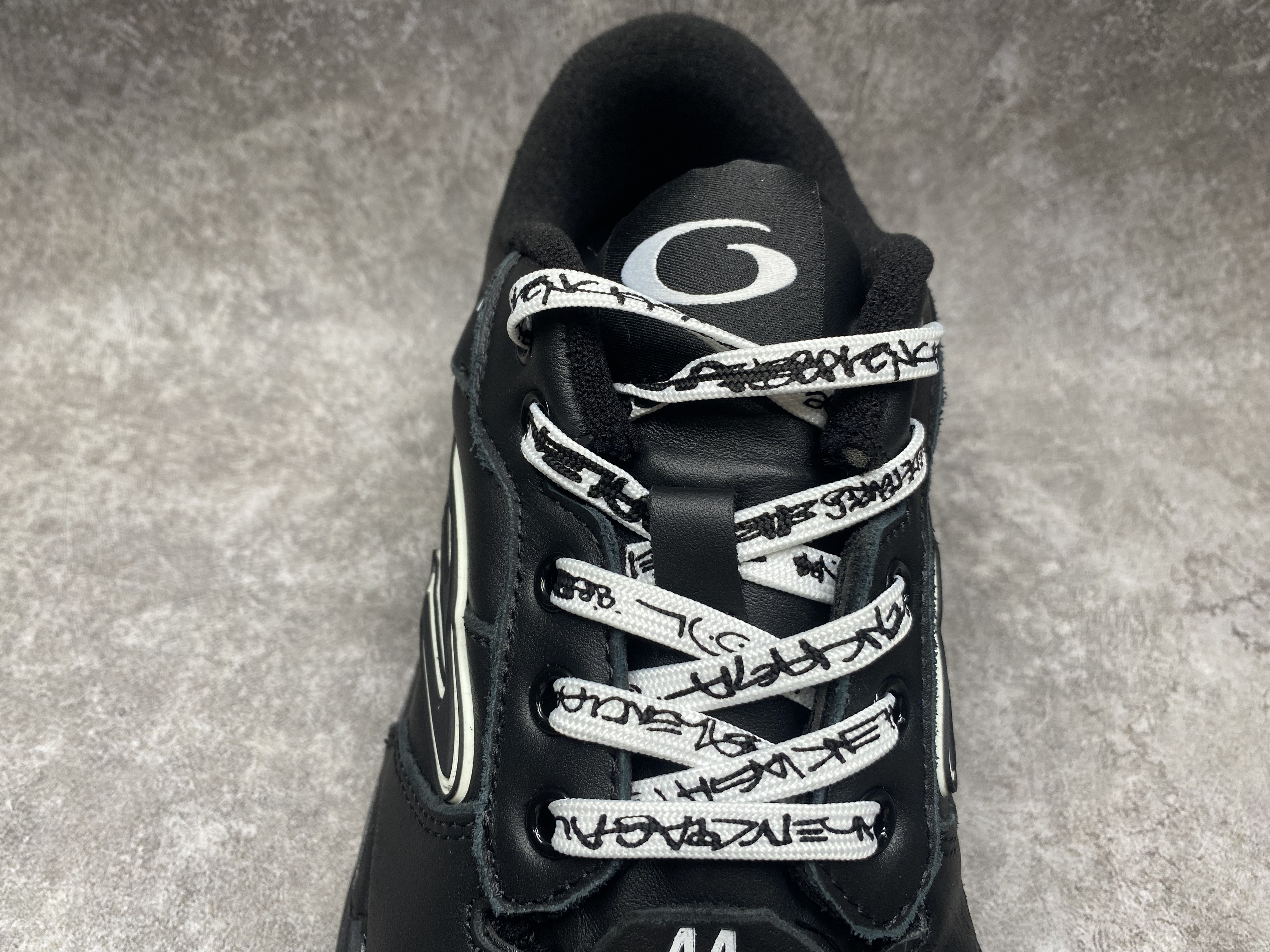 UA Balenciaga Hamptons Worn-out Sneaker in Black(run one size large)