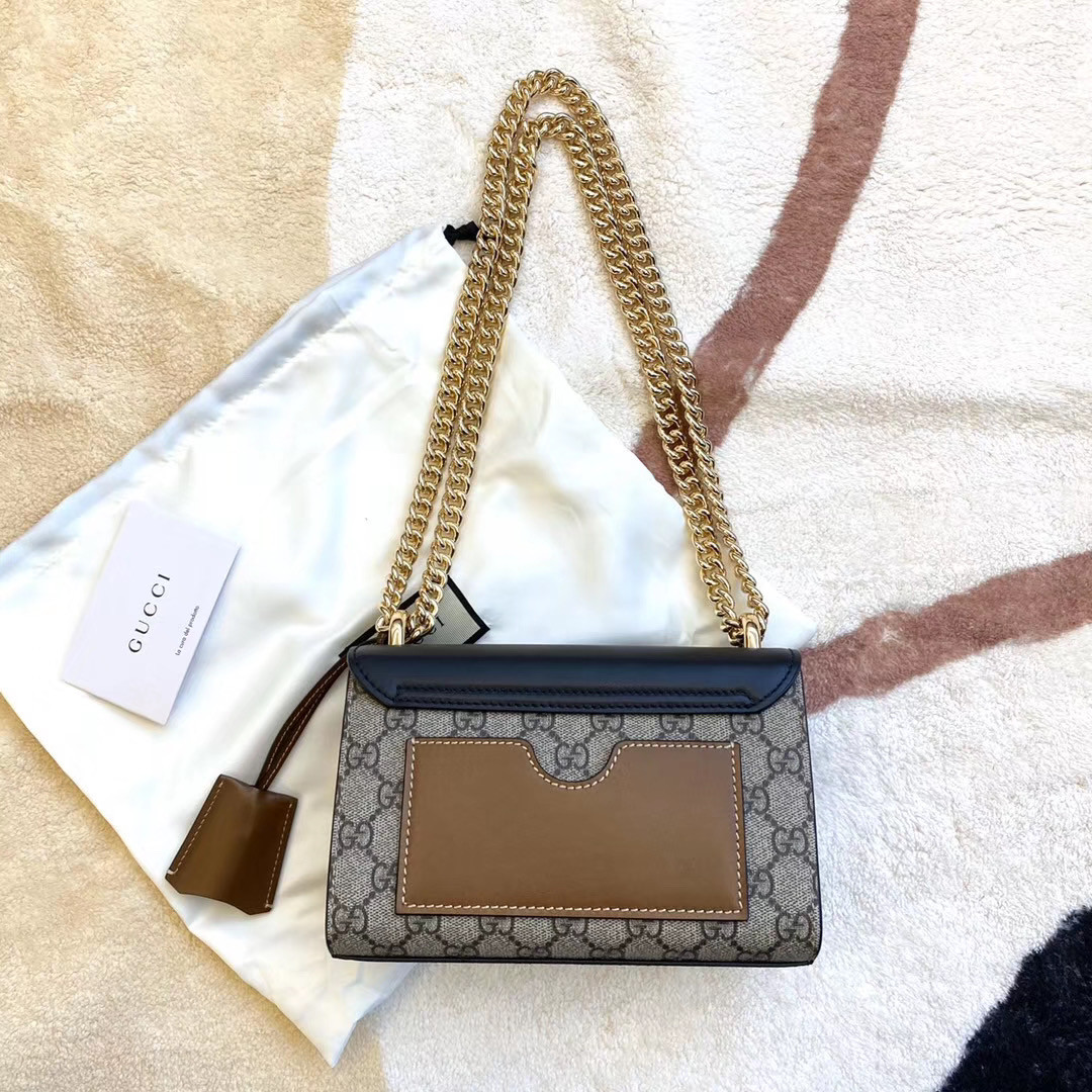 Gucci padlock shoulder bag 20cm