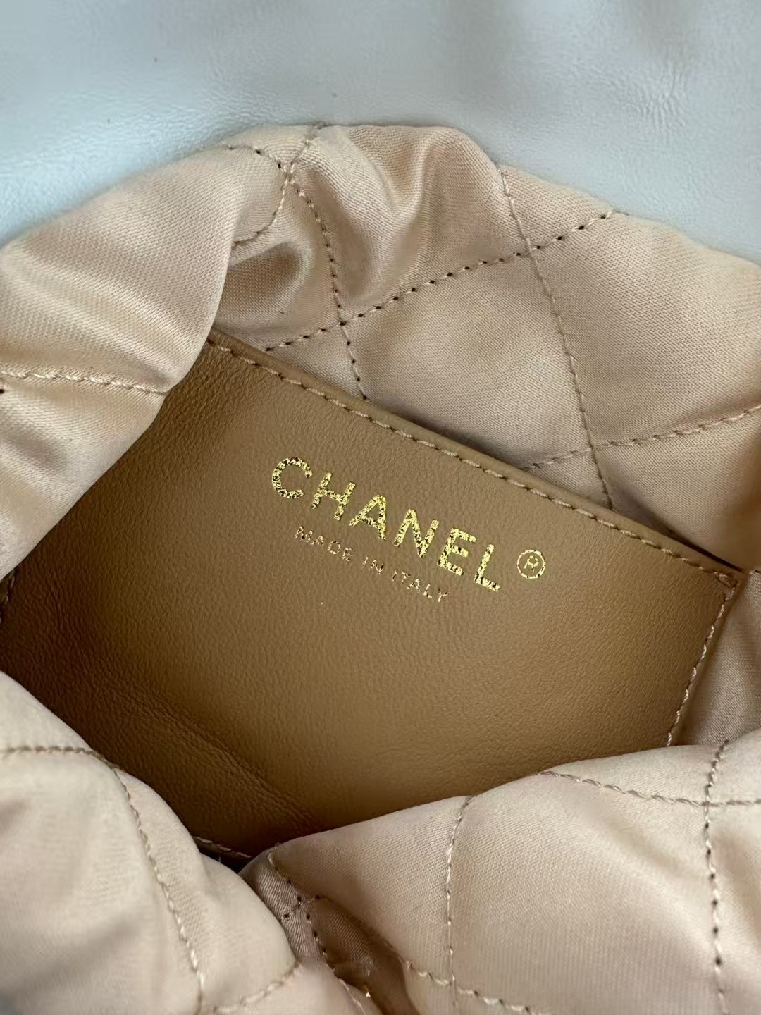 CHANEL 22 MINI HANDBAG Shiny Calfskin 20 × 19 × 6 cm