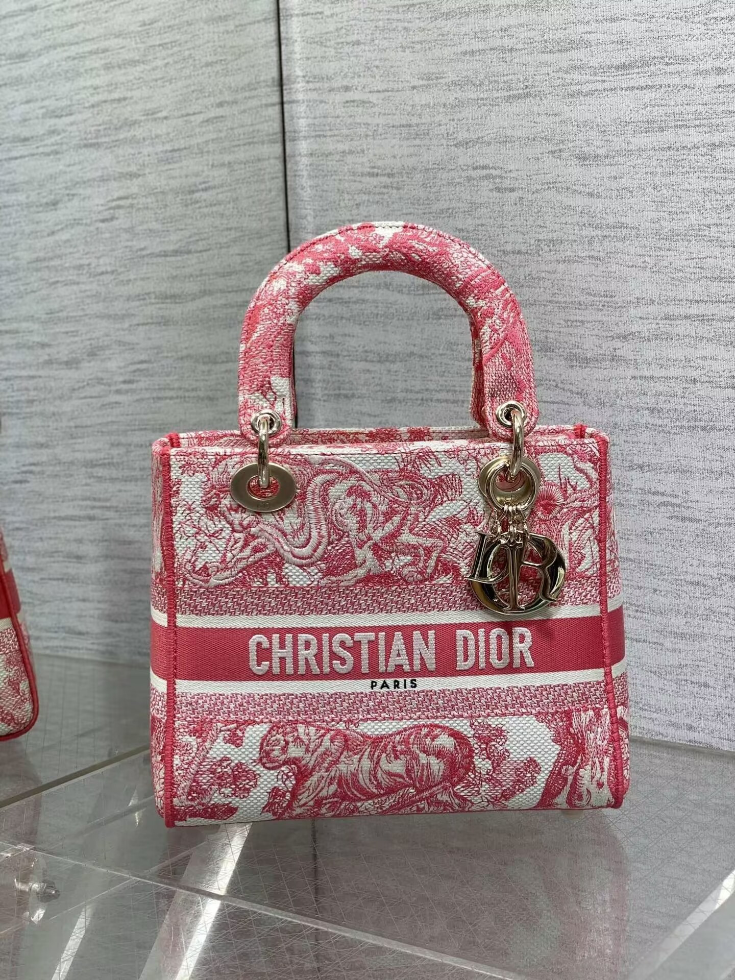 Dioriviera Medium Dior Lady D-Lite Bag 24x20x11cm