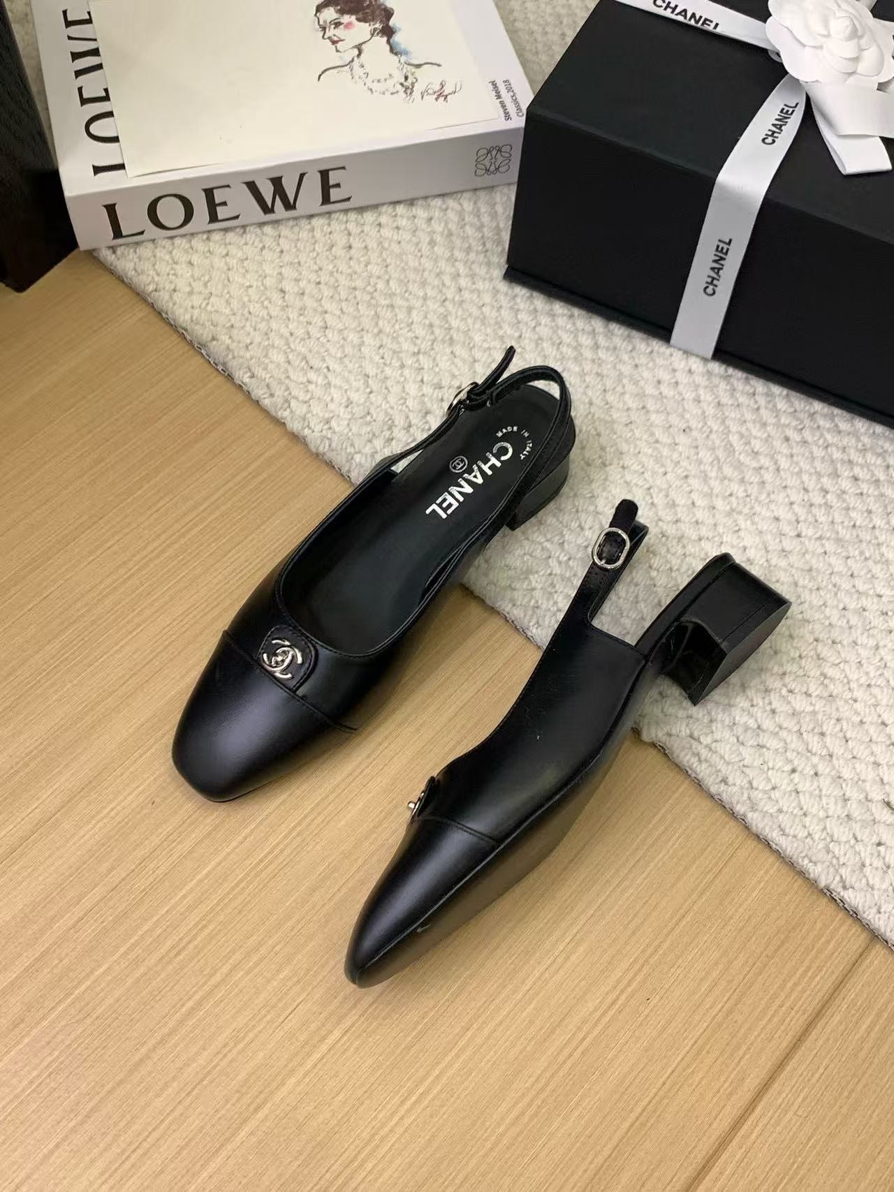 UA Chanel Slingbacks