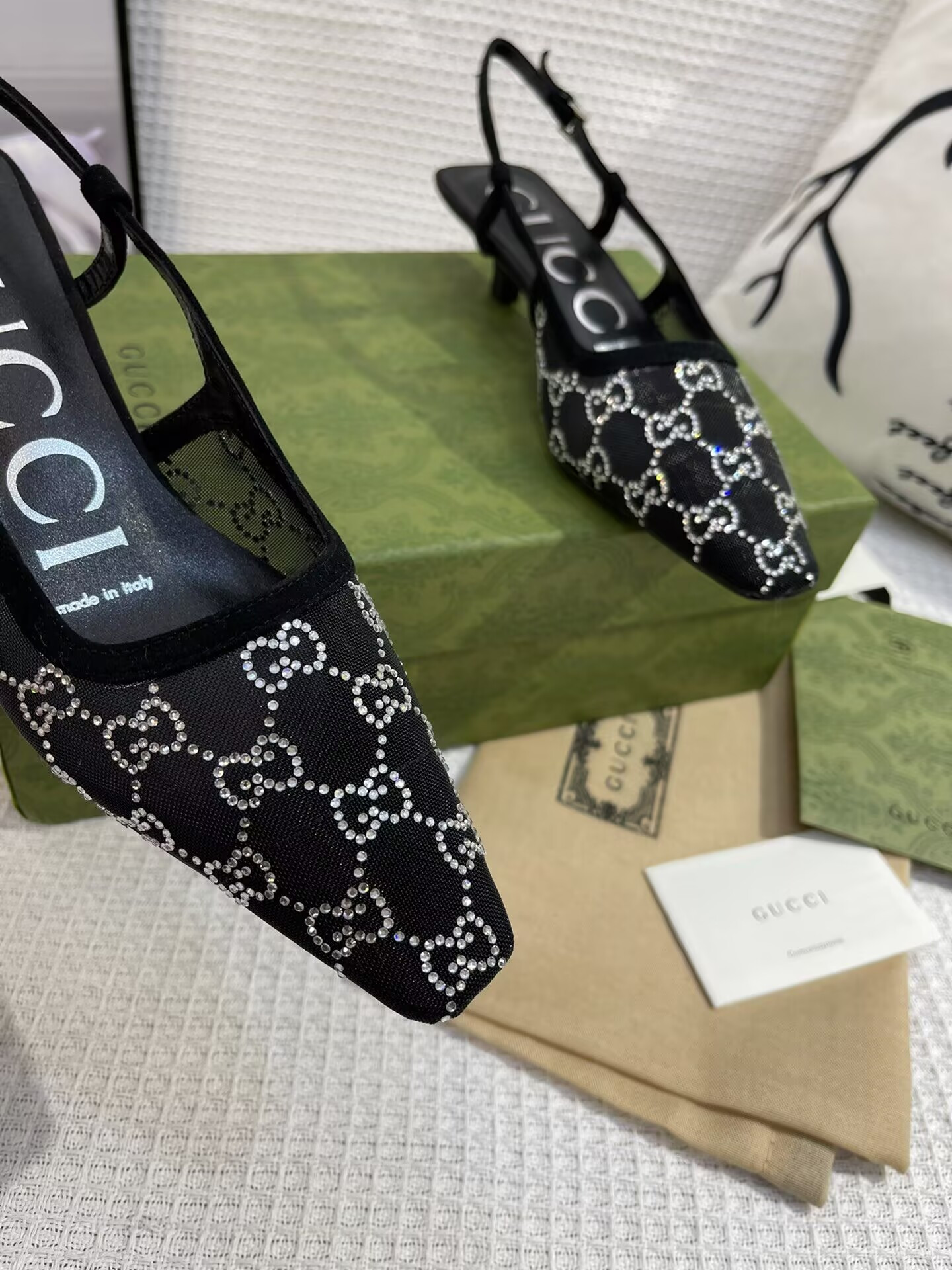 UA GUCCI GG Slingback