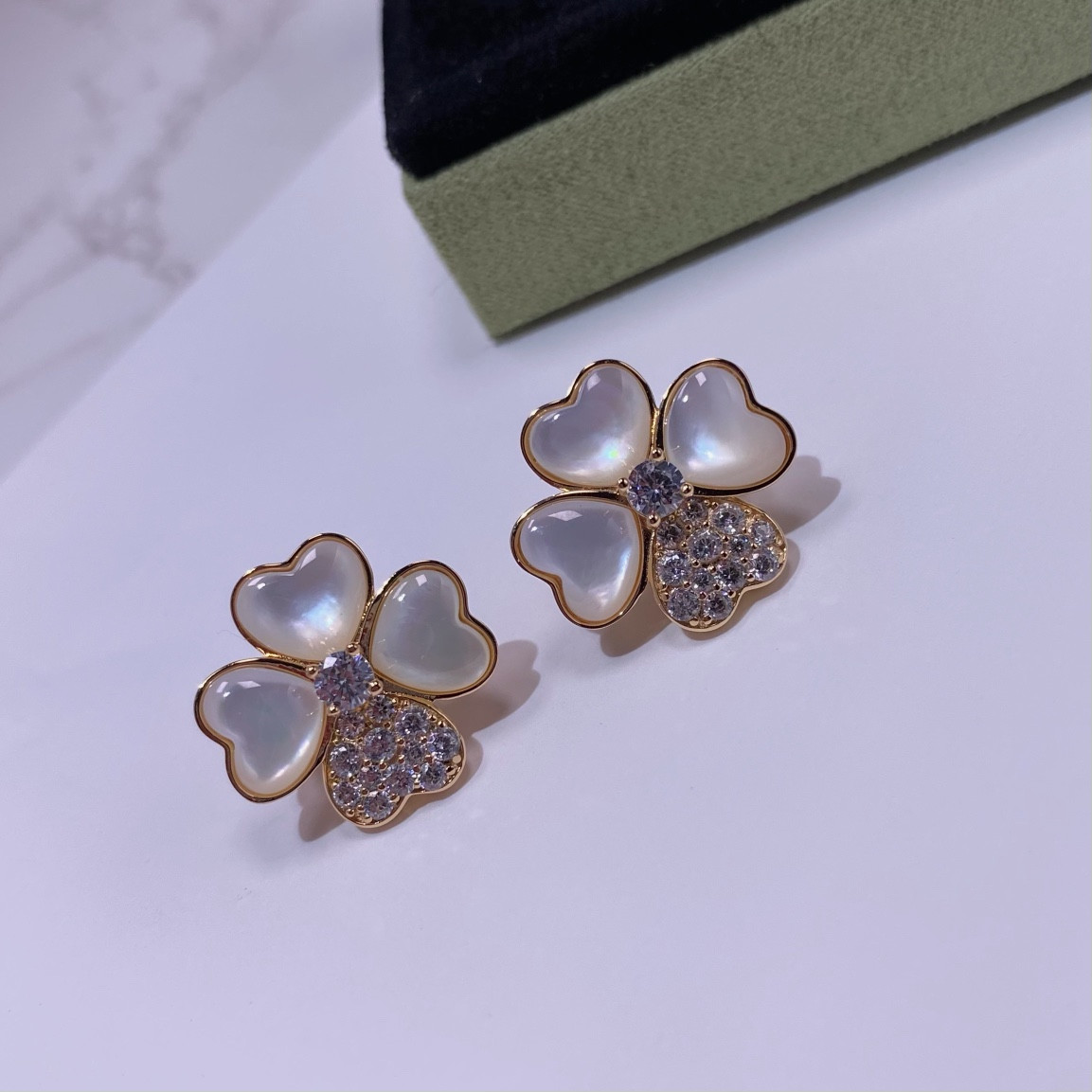 Van Cleef & Arpels four-leaf clover earrings