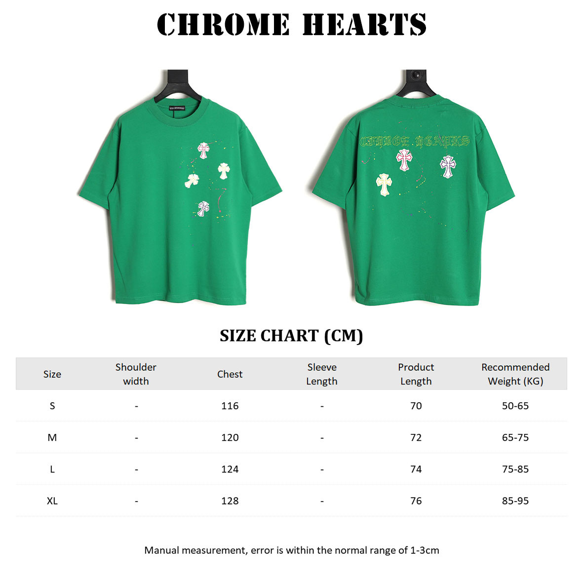 Ch*0me He**ts 25ss short-sleeved t-shirt