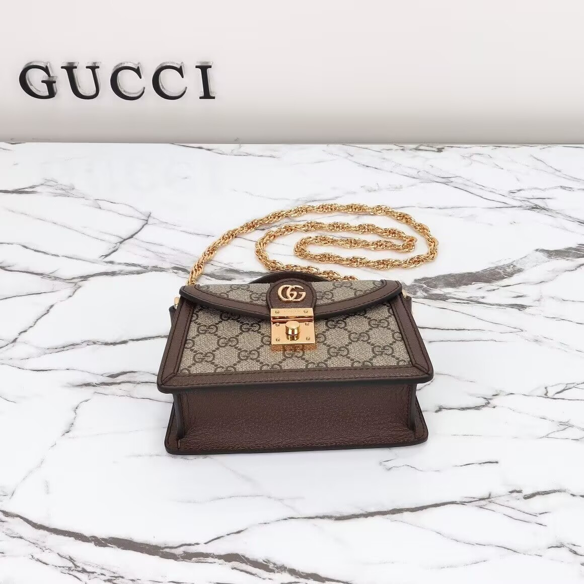 Gucci Ophidia Top Handle Bag 17.5×13×6 cm