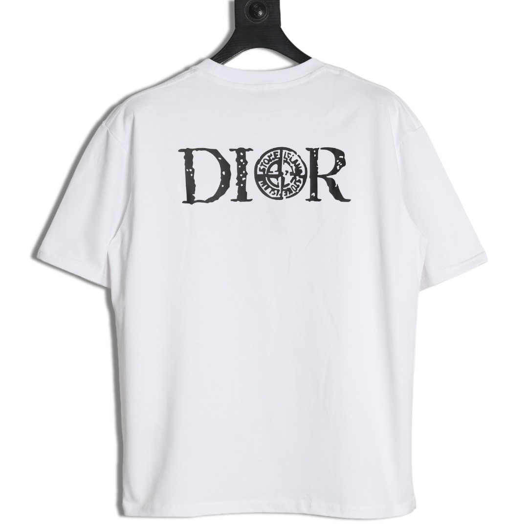 Dior x Stone Island 25SS Short-sleeved T-shirt