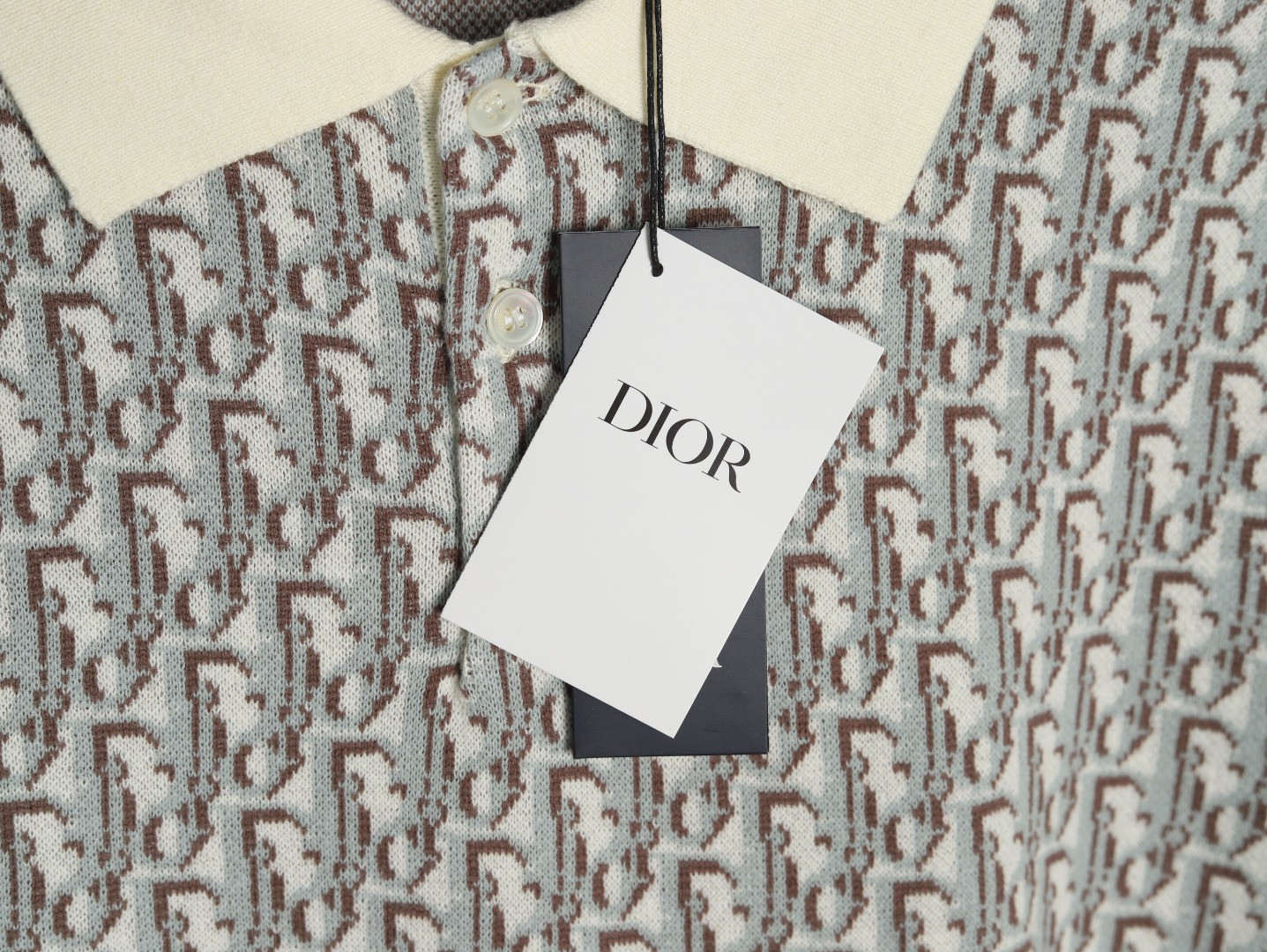 Dior knitting Short-sleeved Polo shirt