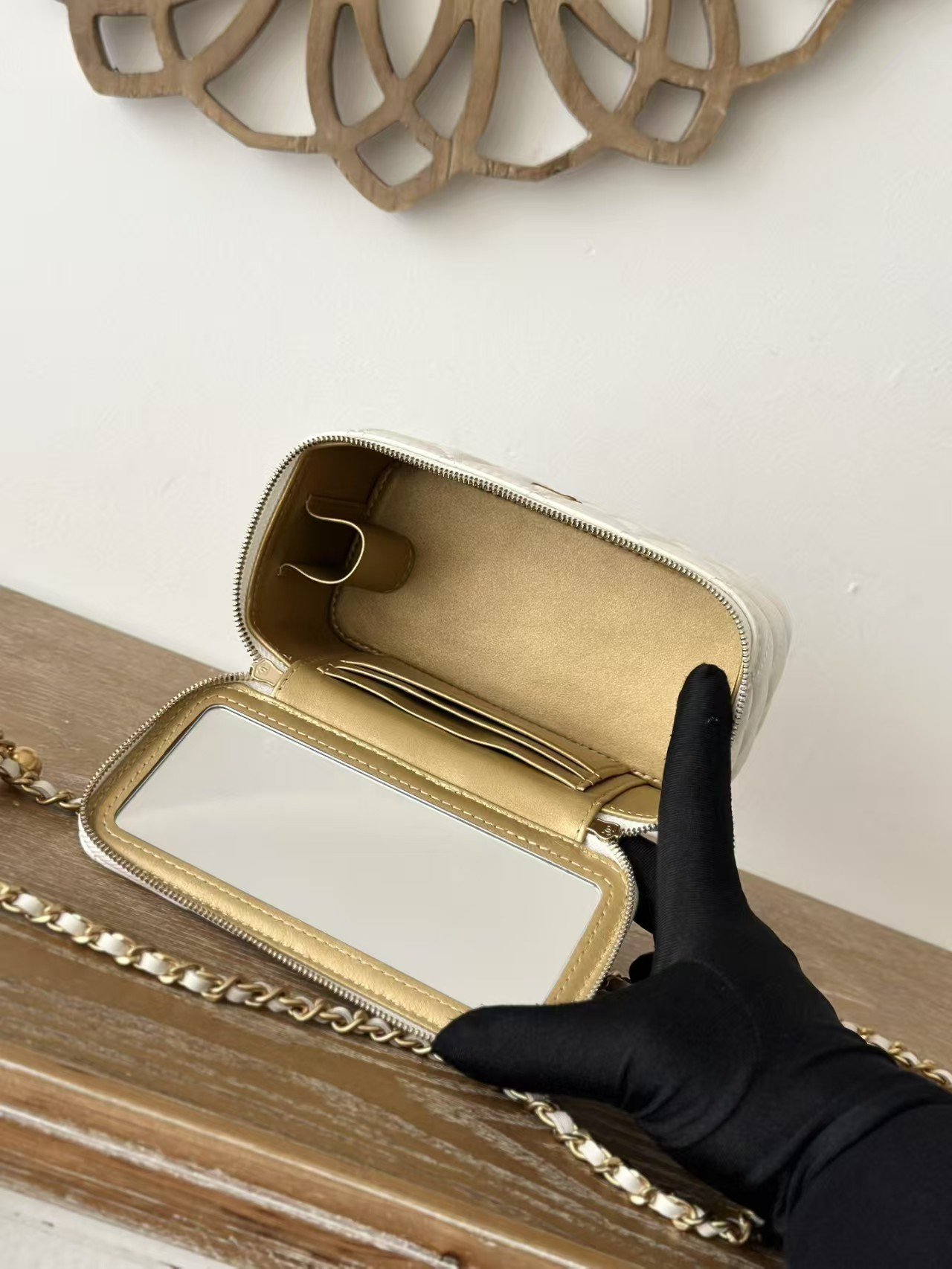 Chanel Clutch With Chain 9.5x 17x 8CM