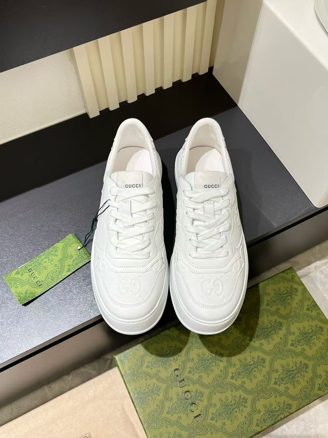 UA Gucci GG Embossed Sneakers