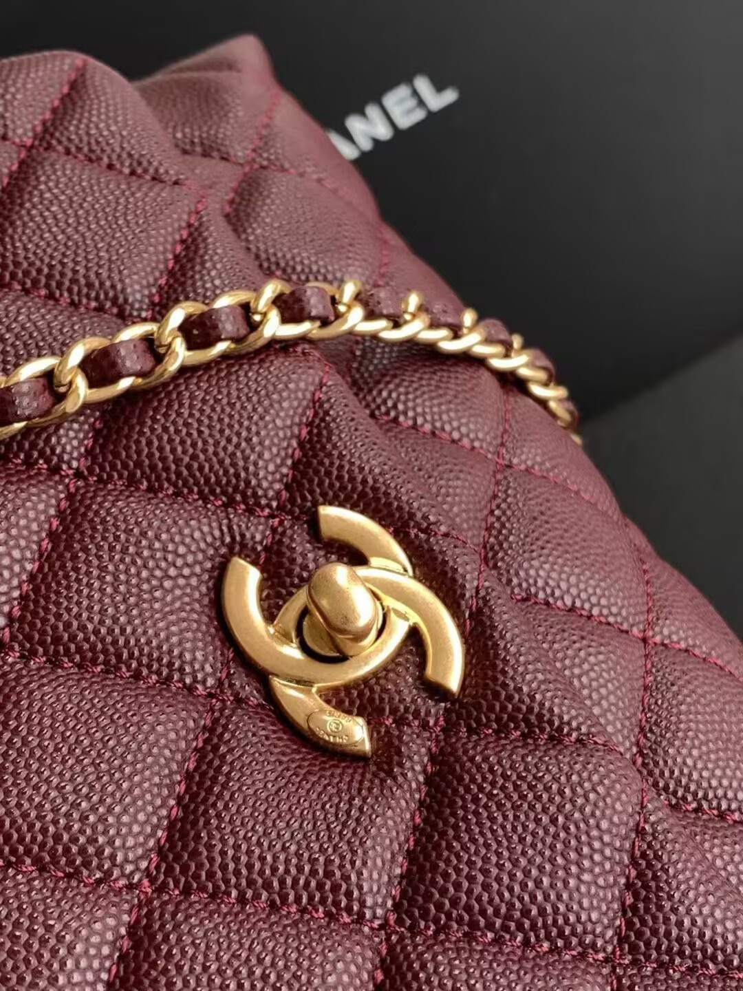 CHANEL mini coco handle 13x19x9cm